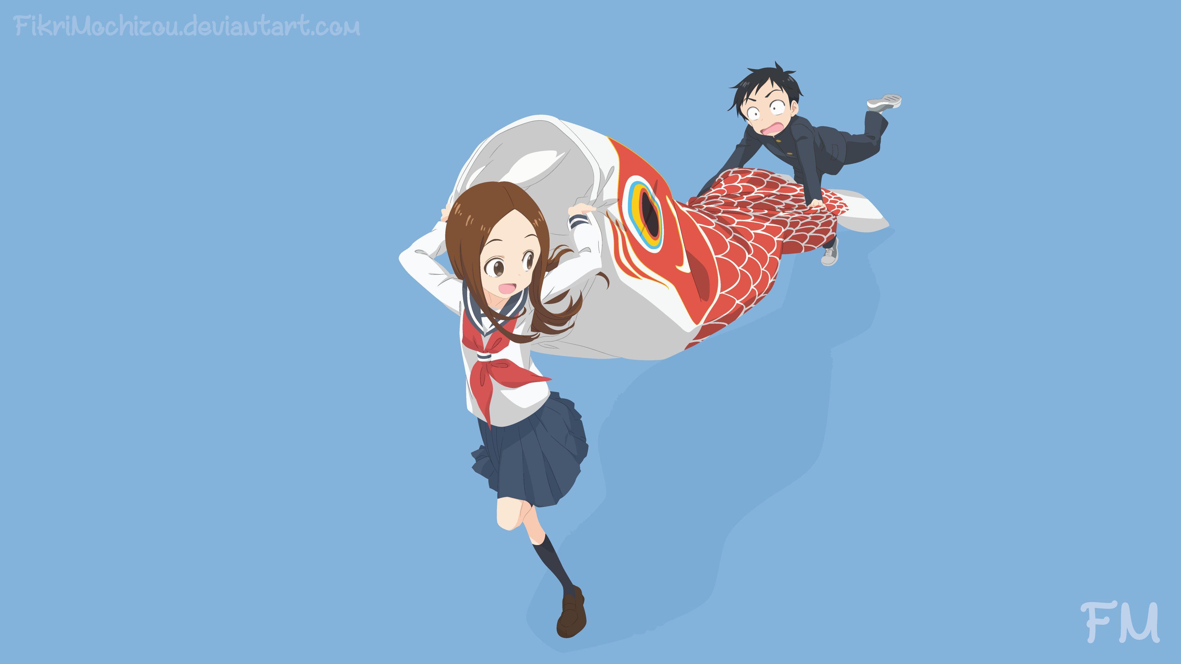 3840x2160 Nishikata and Takagi Wallpaper, HD Anime 4K Wallpaper