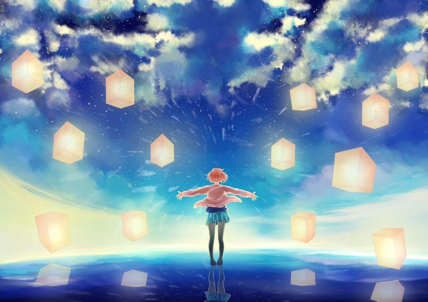 1500x1061 Kyoukai No Kanata Image Mirai Kuriyama Daisy HD Wallpaper