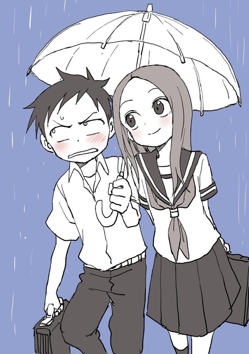850x1209 Nishikata y Takagi. Anime, Kawaii anime, Anime art