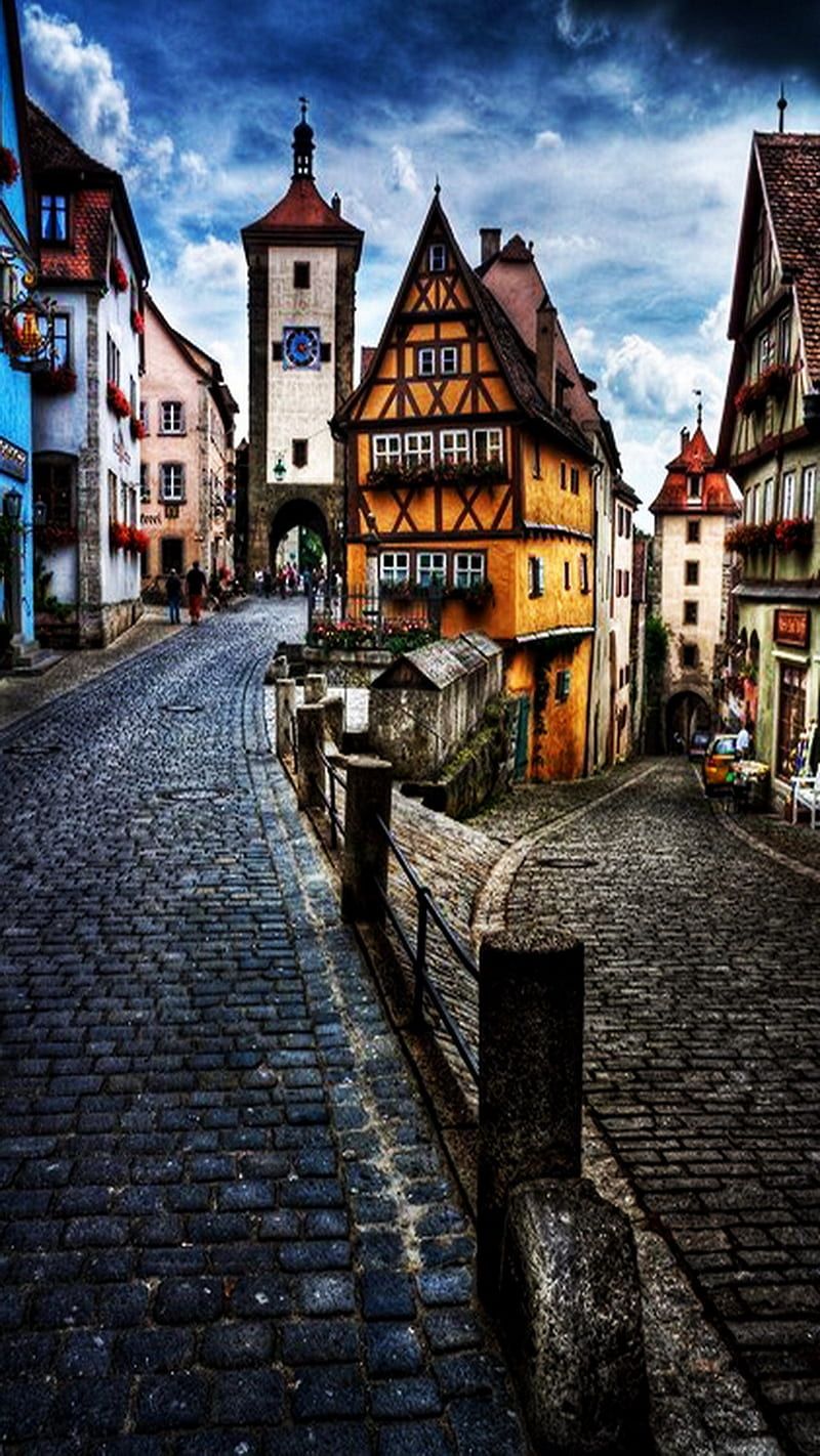 800x1422 HD street in germany wallpaper