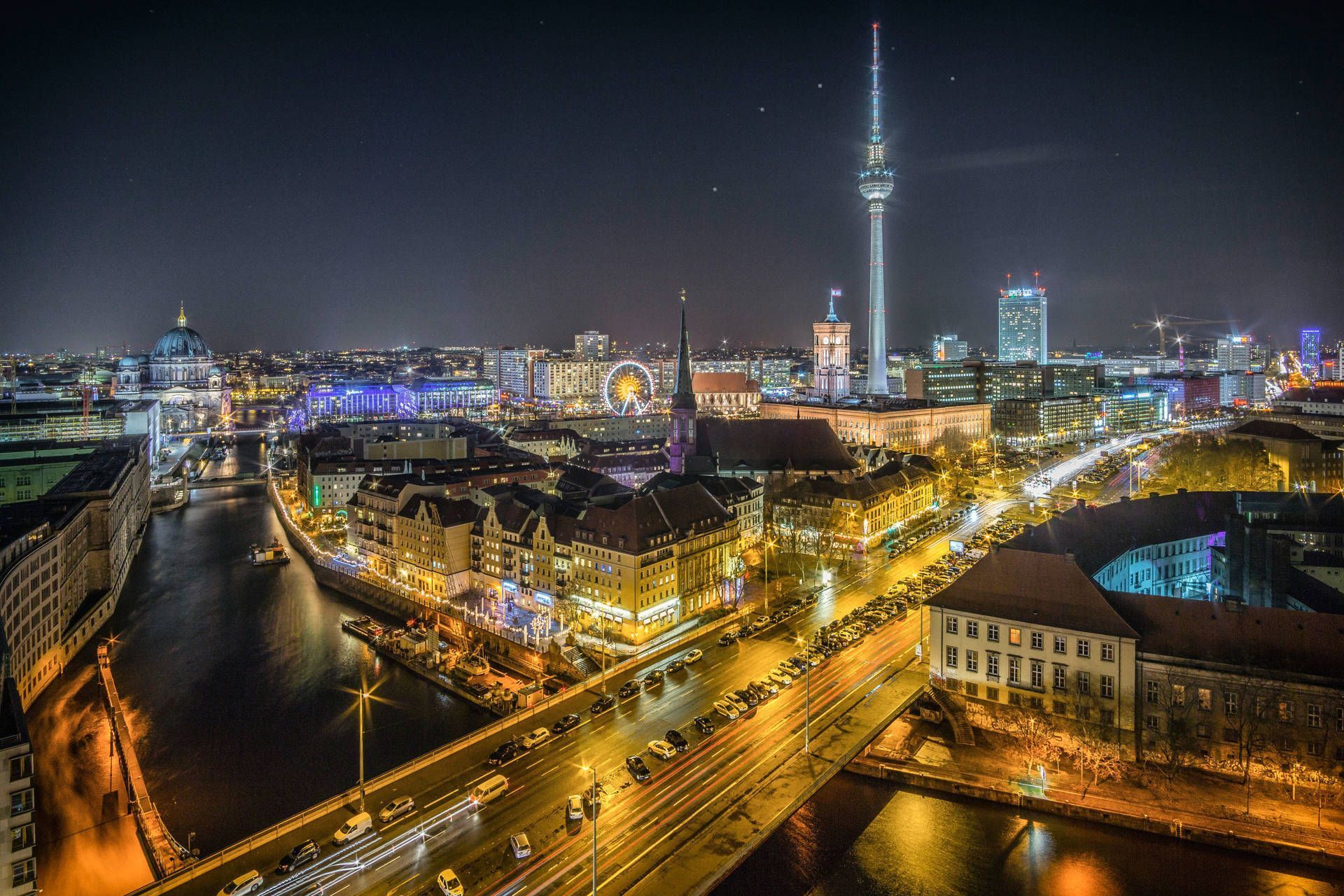 1920x1280 Germany Berlin Skyline Wallpaper