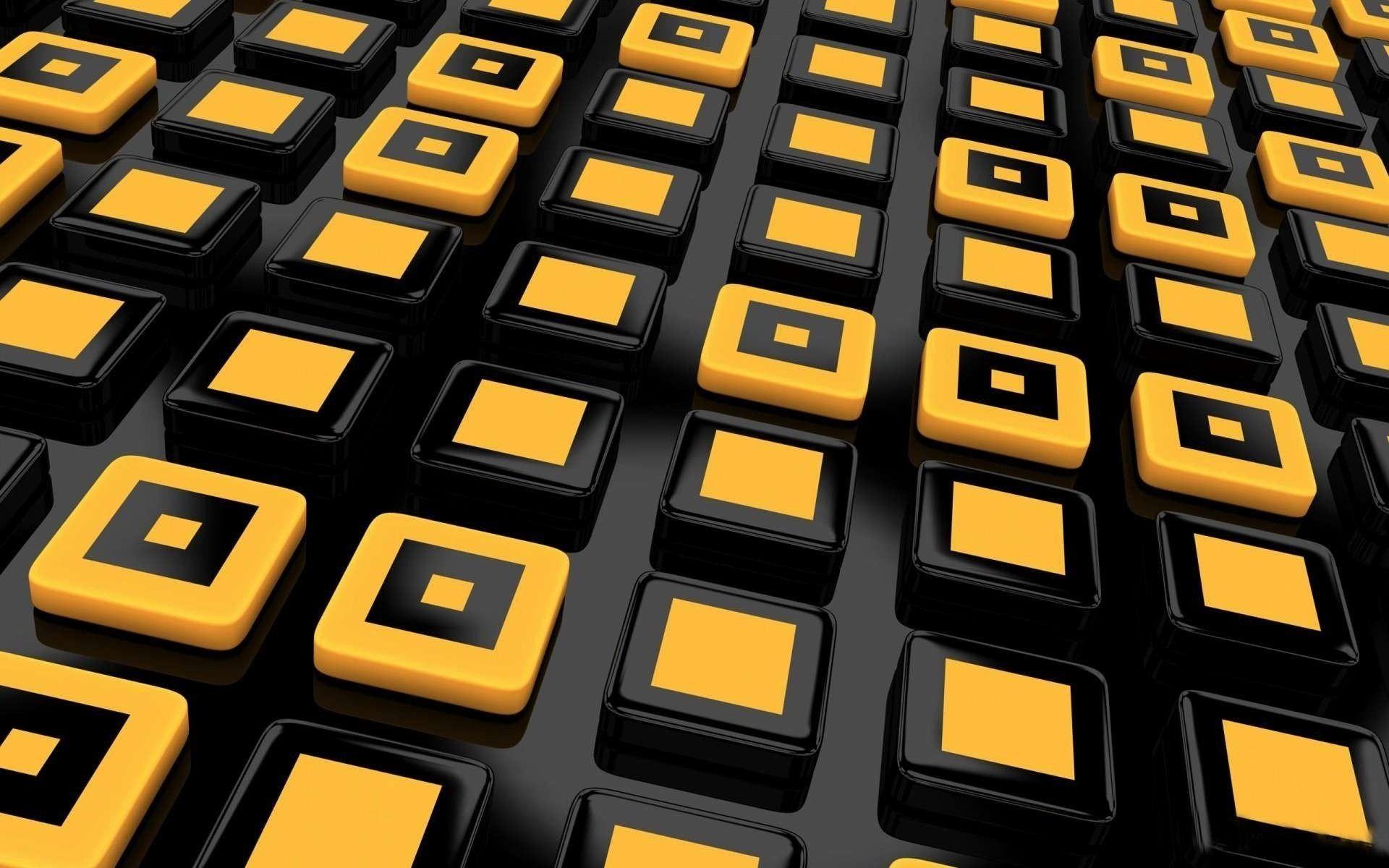 1920x1200 Black and Yellow HD Wallpaper