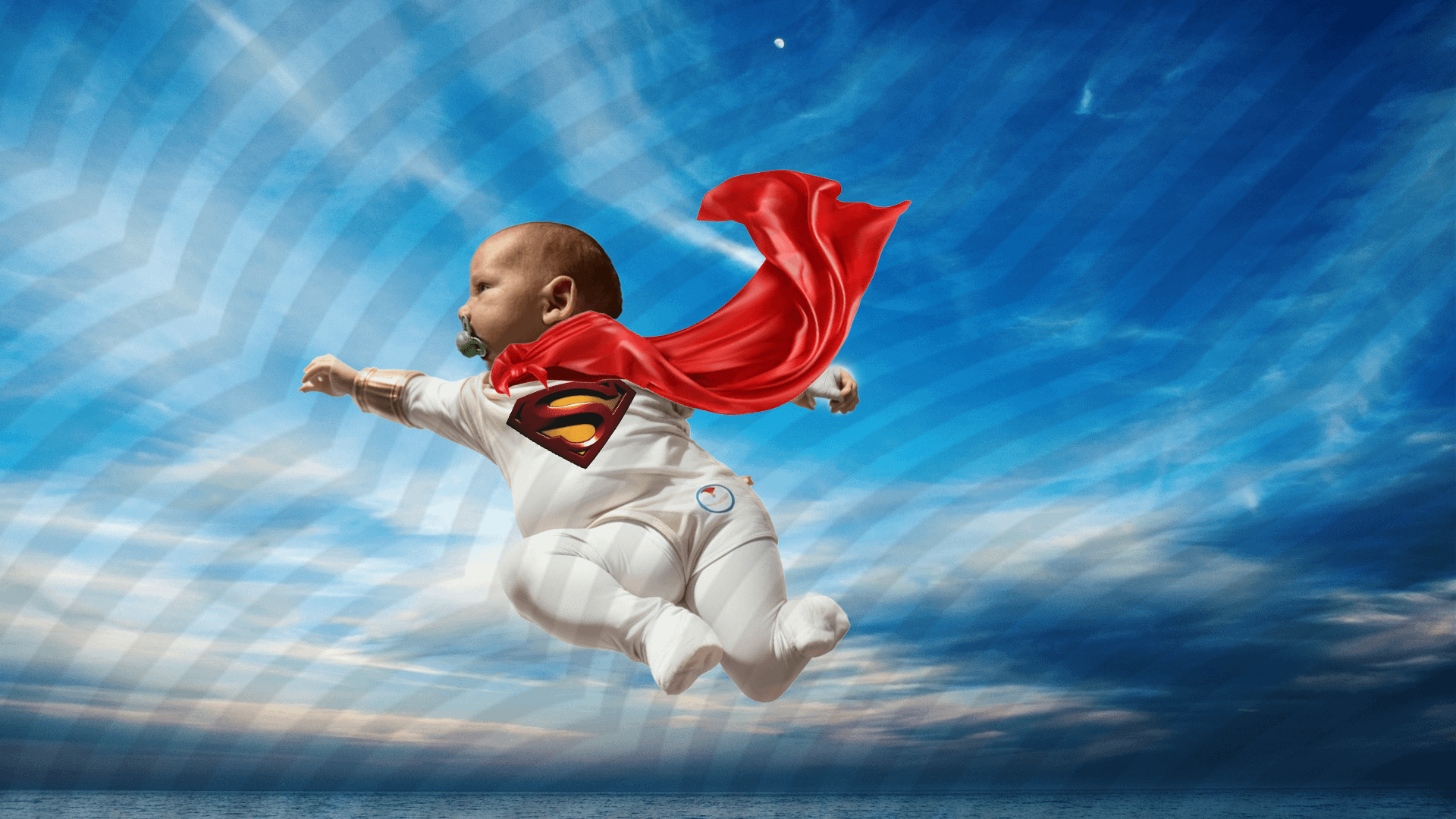 1920x1080 Hi all! My family are all laughing that my baby is posing like Superman. I was hoping you could do the rest! I'll tip £5 for my favourite 2