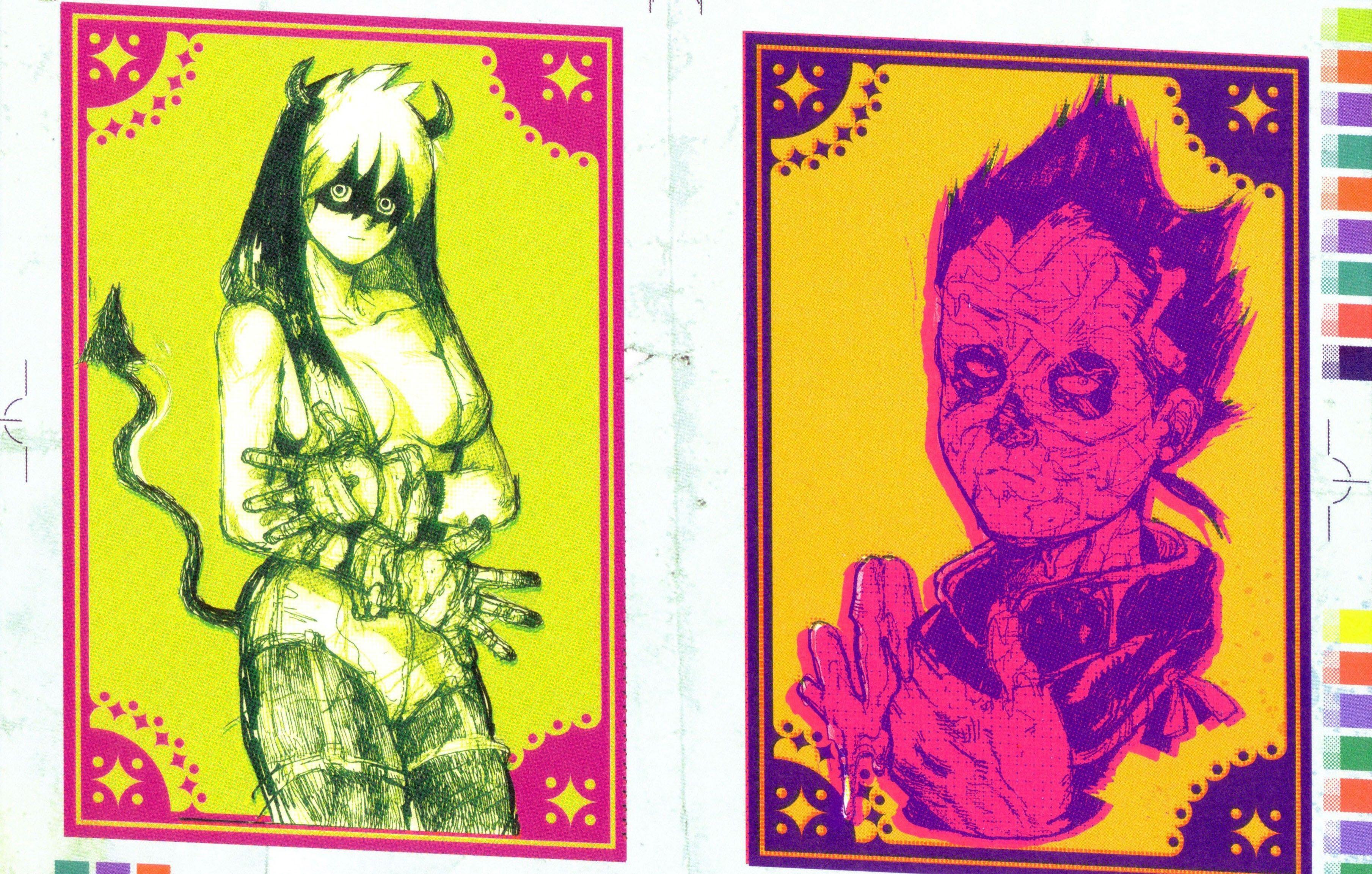 3618x2306 manga dorohedoro nikaido asu scans wallpaper and background