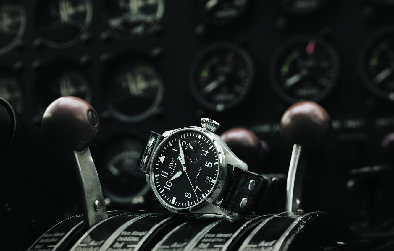1332x850 Wallpaper watch, cabin, watch, IWC, Pilot's image