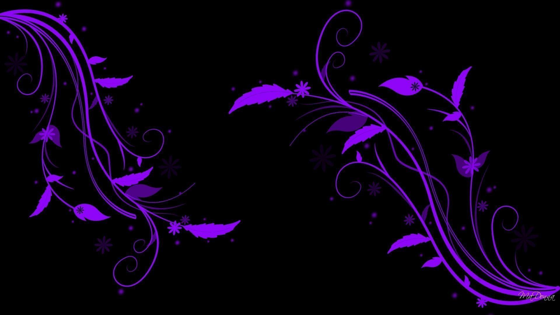 1920x1080 Purple and Black Wallpaper