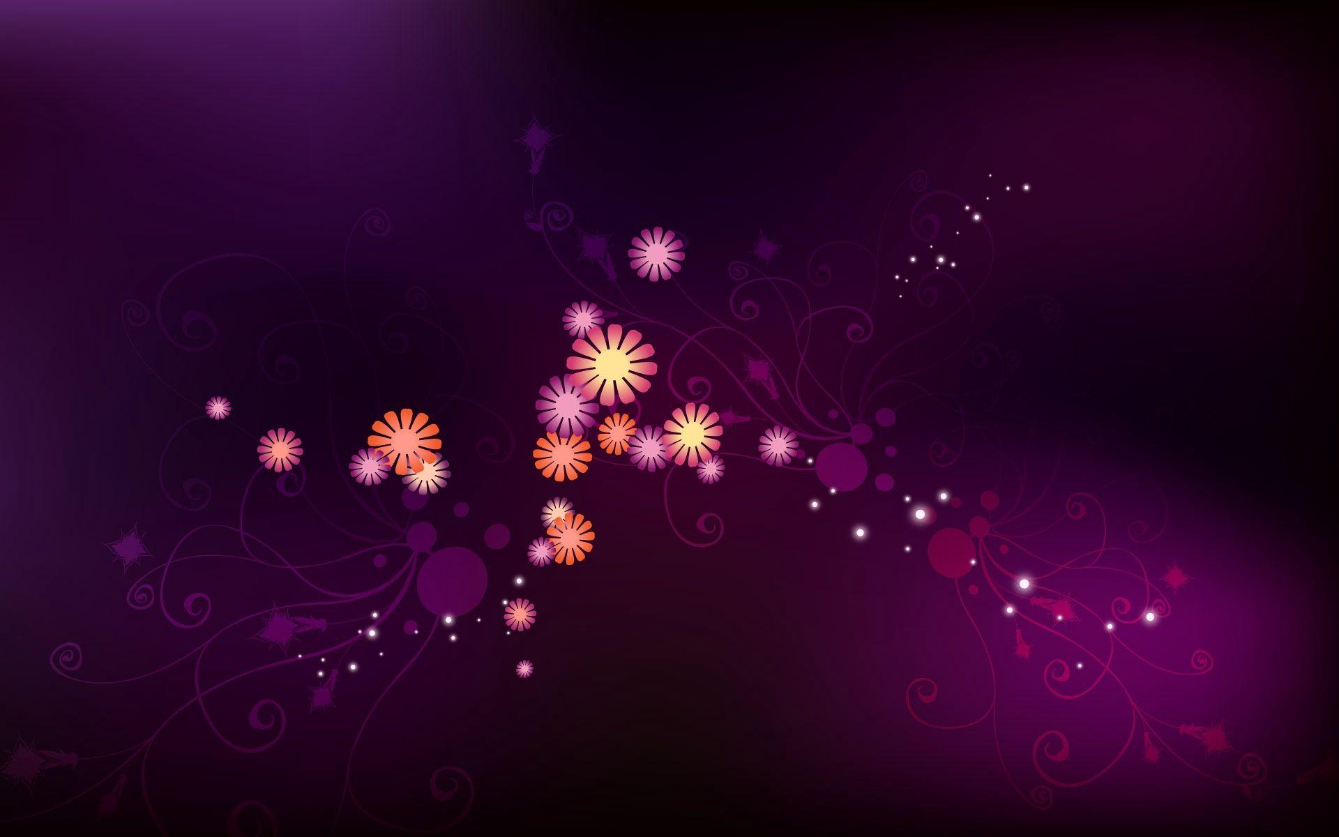 1920x1200 Download wallpaper 1920x1200 flowers, spots, white, black