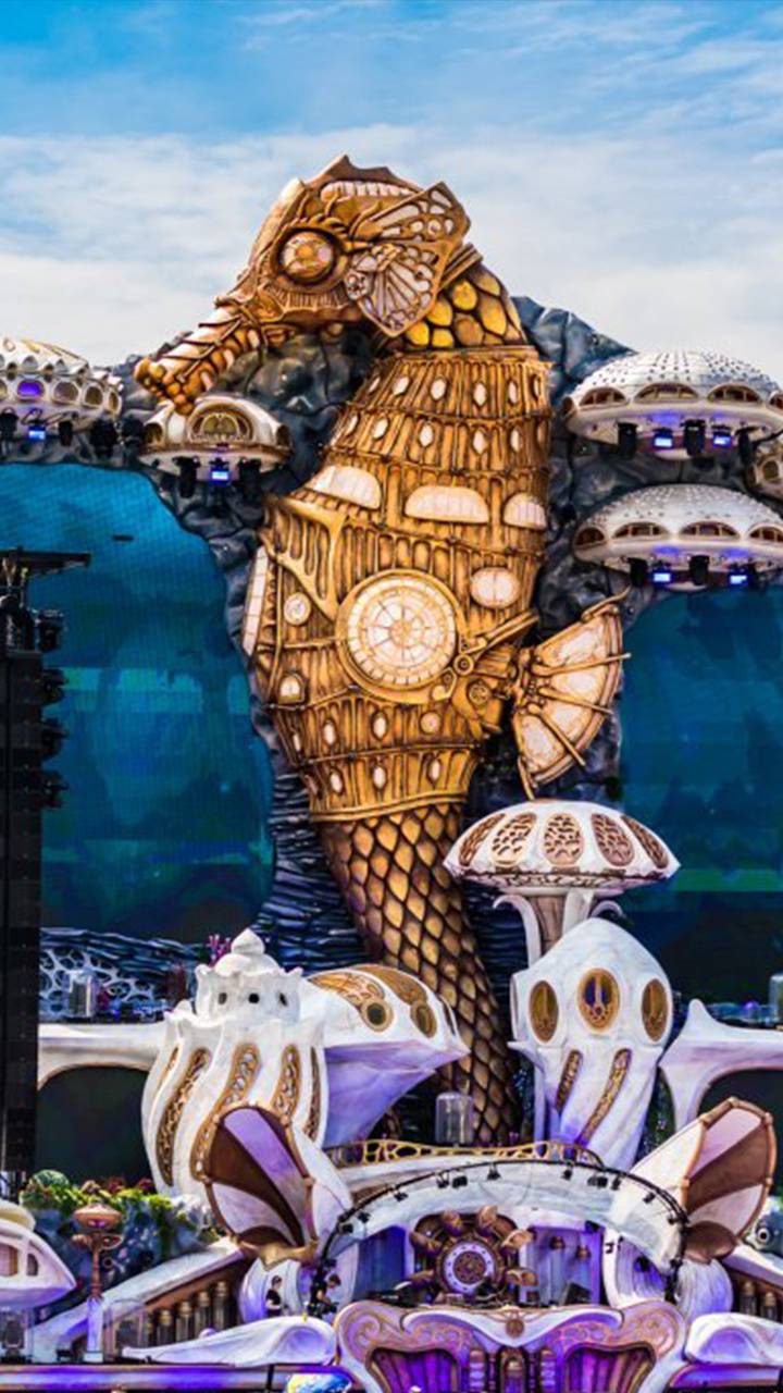 720x1280 Tomorrowland stage wallpaper
