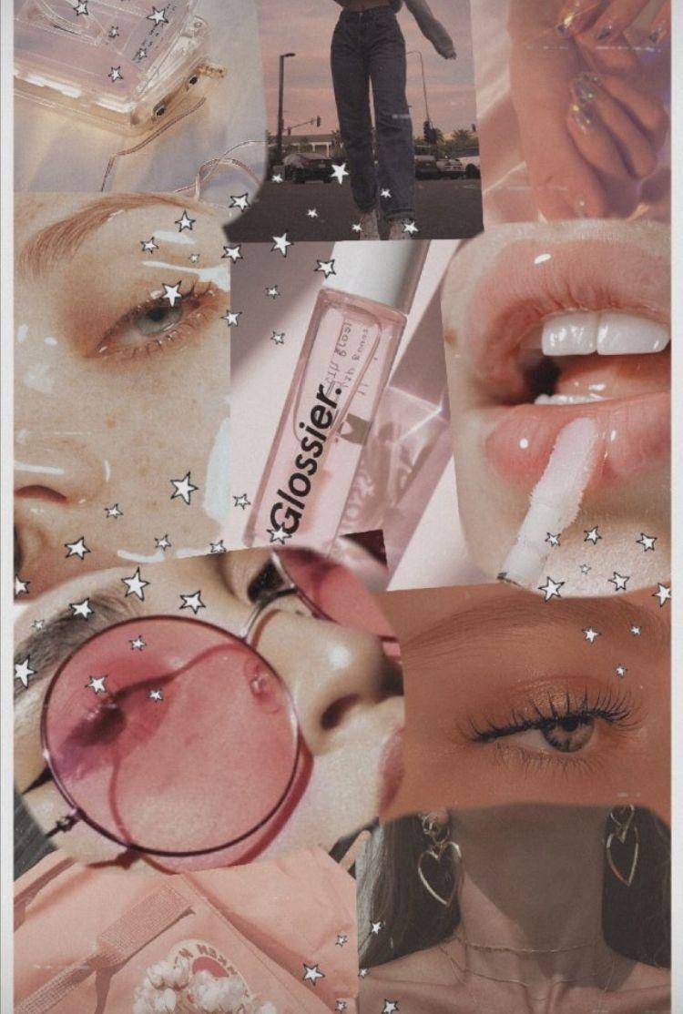 750x1114 玫瑰金. Pink wallpaper iphone, Aesthetic