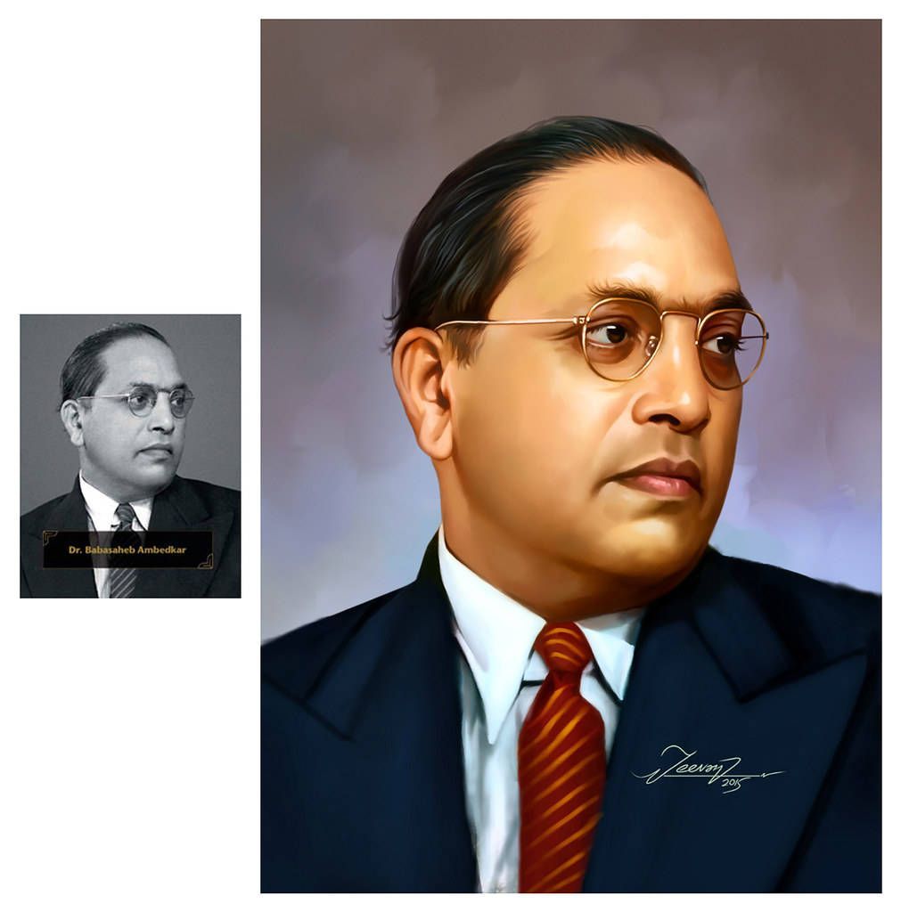 1011x1024 Dr Babasaheb Ambedkar Side By Side Photo Wallpaper