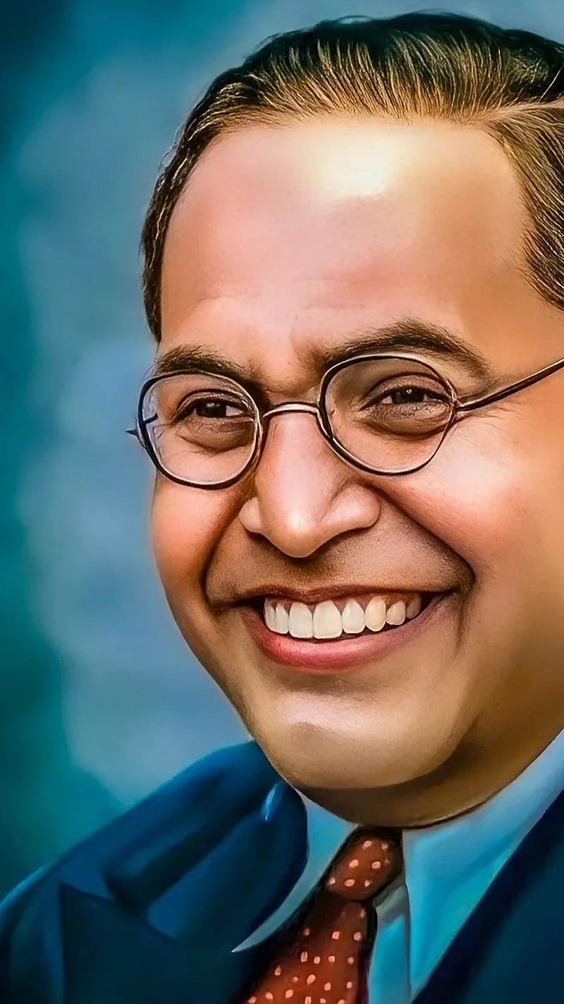 800x1422 Babasaheb Ambedkar Ka, baba ambedkar smile, jai bhim, HD phone wallpaper