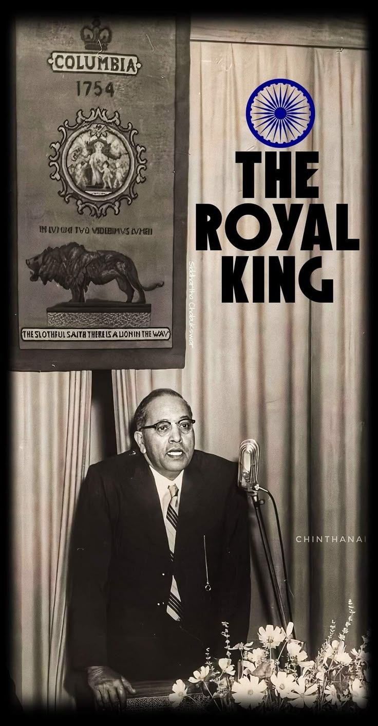 736x1413 Dr. #Babasaheb #Ambedkar presiding over joint Columbia Bicentennial Alumni Banquet at National Sports Club of India, New Delhi, October 1954. #JayBhim!
