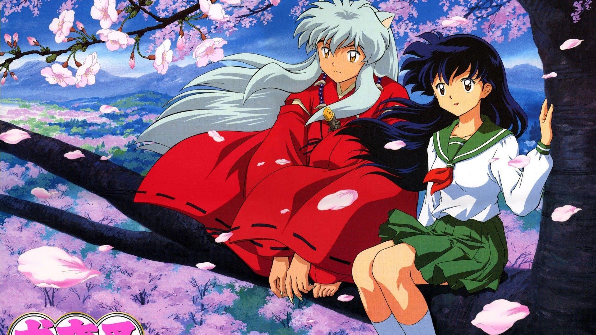 5. "Inuyasha and Kagome from Inuyasha" - wide 4