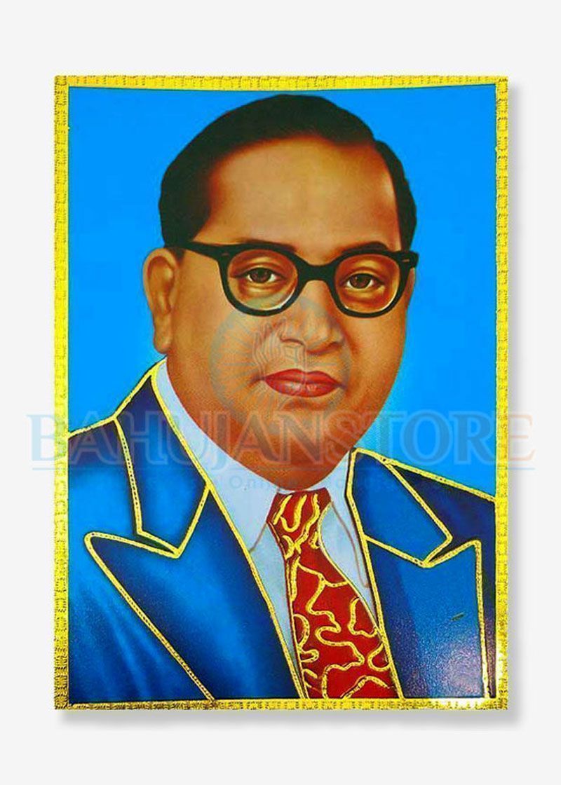 800x1120 Ambedkar Photo size 5x7 inches (100 Pcs)