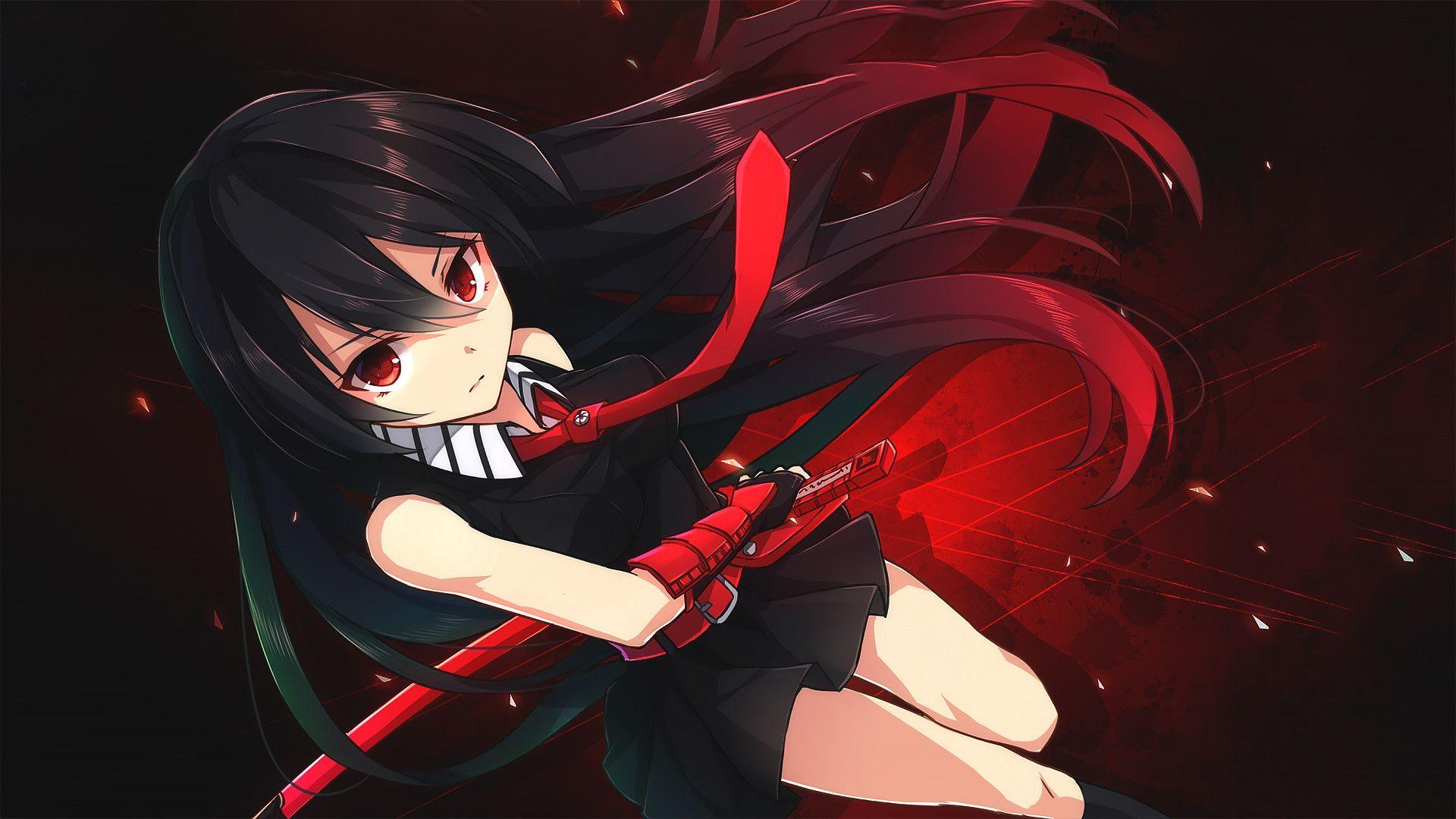 Red And Black Anime Wallpapers - Top Free Red And Black Anime Backgrounds - WallpaperAccess