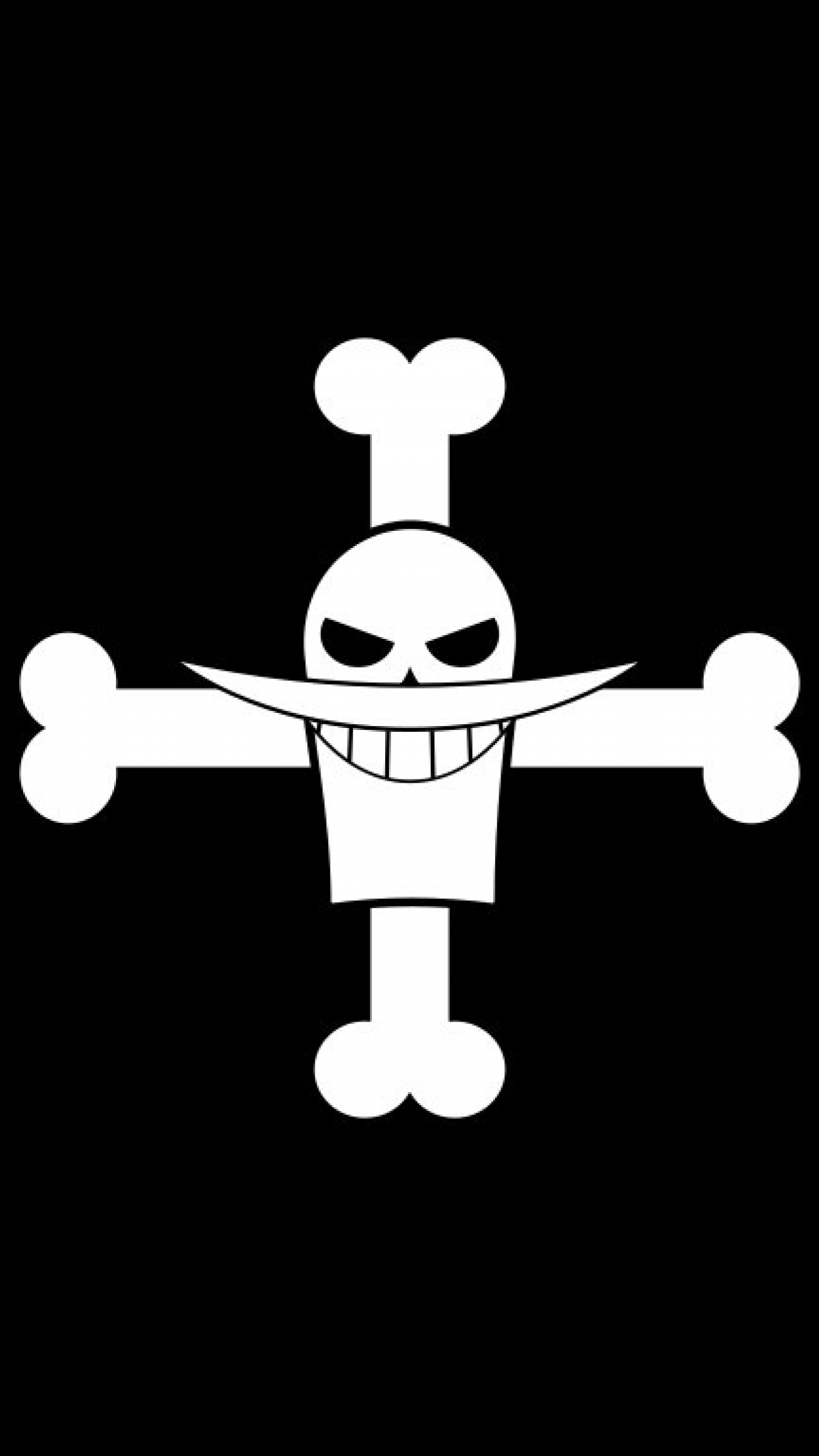 1242x2208 One Piece Logo Android Wallpaper