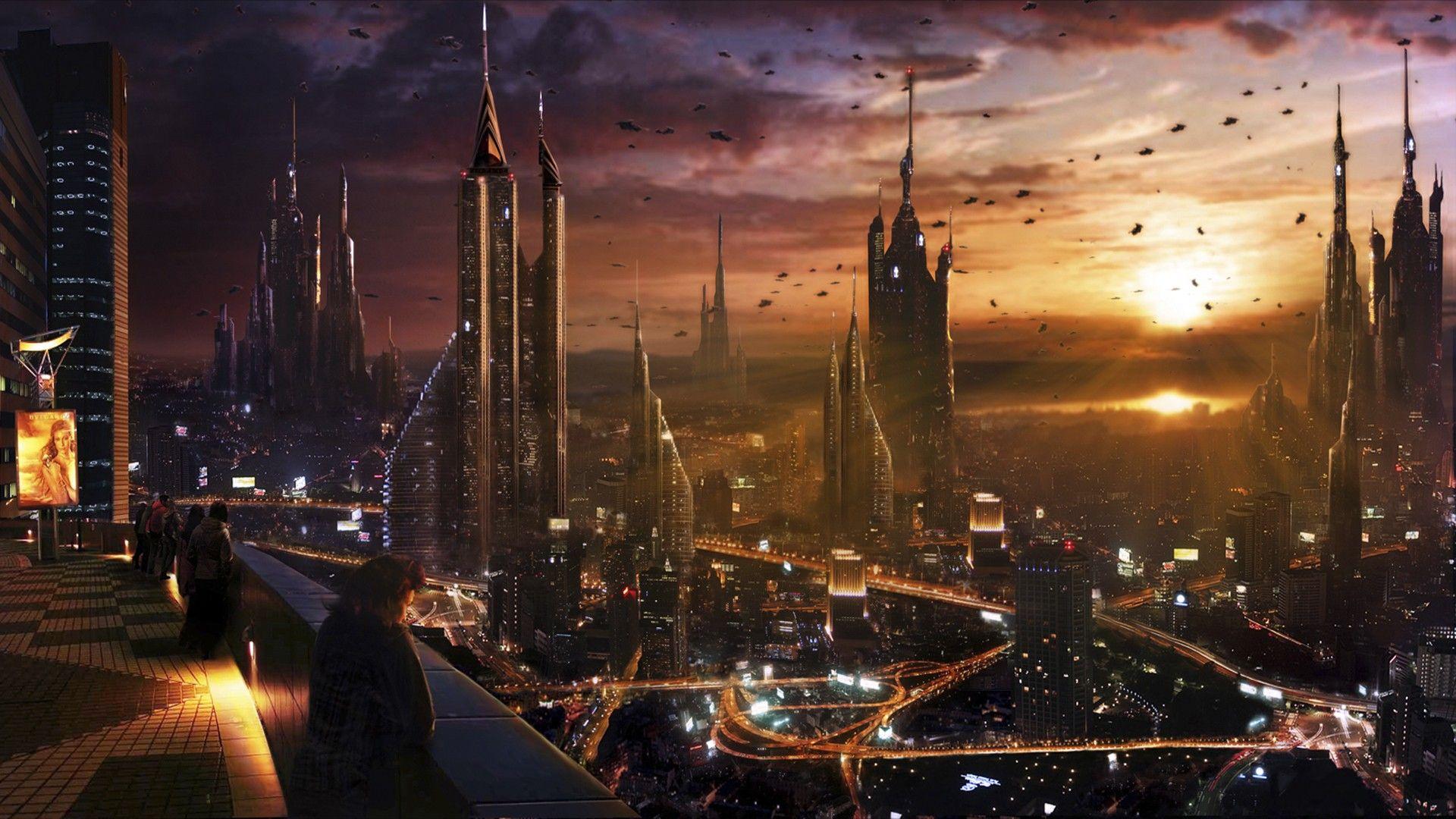 1920x1080 Futuristic City wallpaper. Futuristic. Futuristic