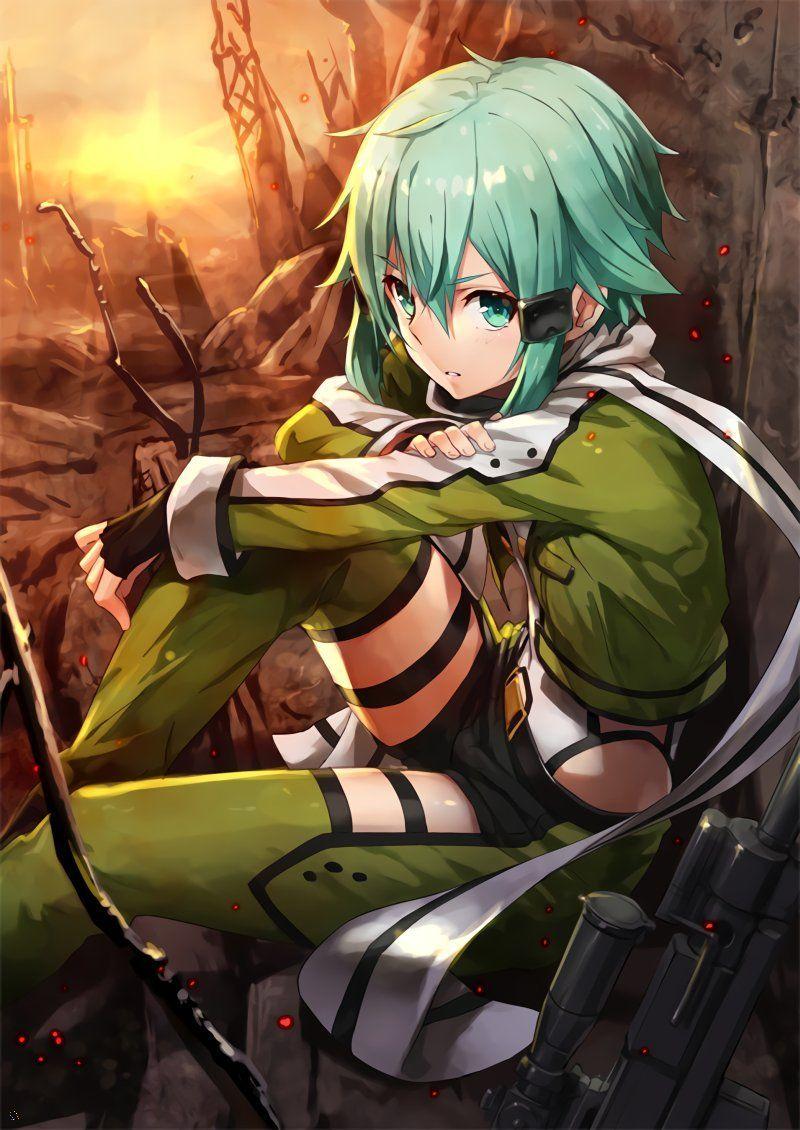 800x1130 Sword Art Online, Shinon, by gabiran. Sword art online