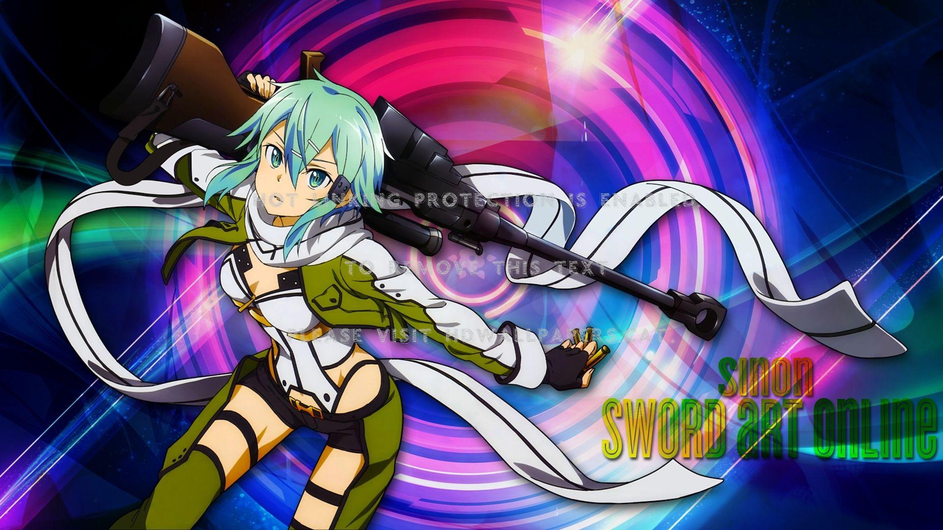 1920x1080 Sinon Sao Ggo Sword Art Online Asada Shinon