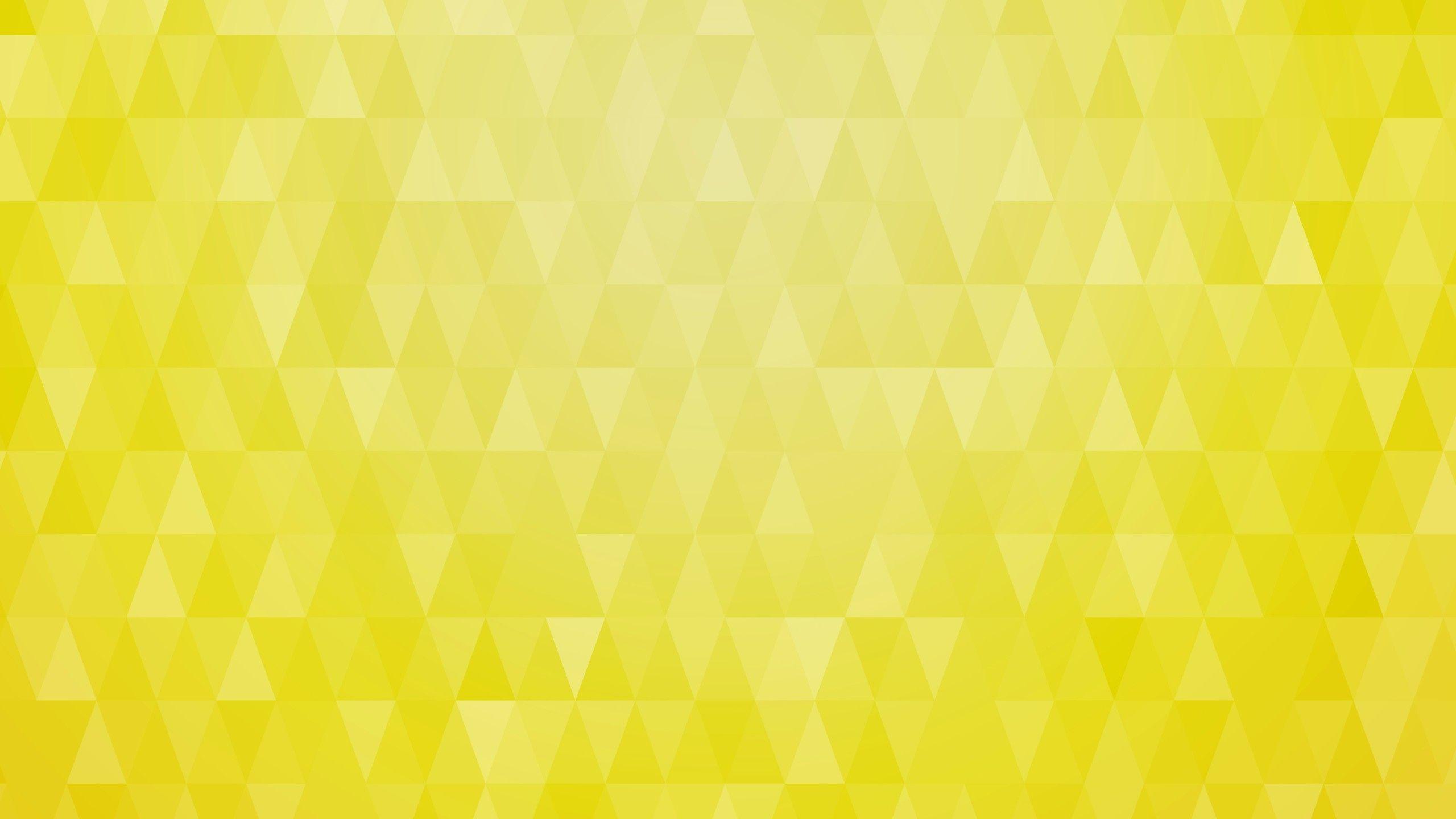 2560x1440 Artistic Pattern Triangle Yellow 8k 1440P