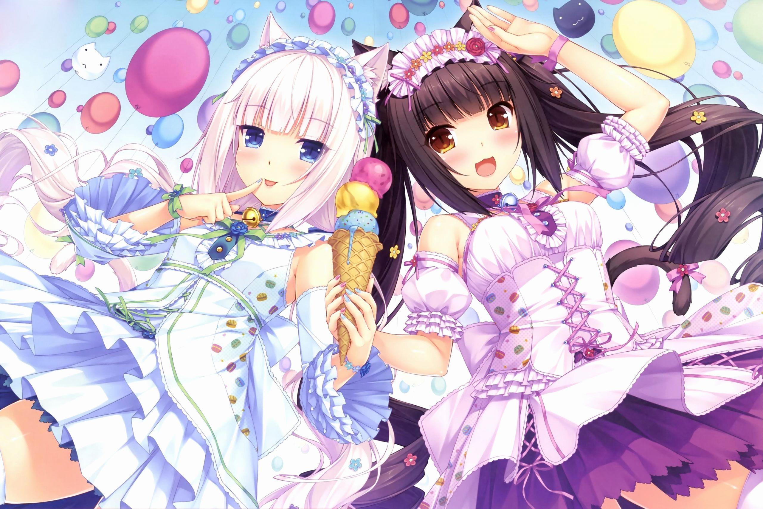 Nekopara Wallpapers Top Free Nekopara Backgrounds Wallpaperaccess