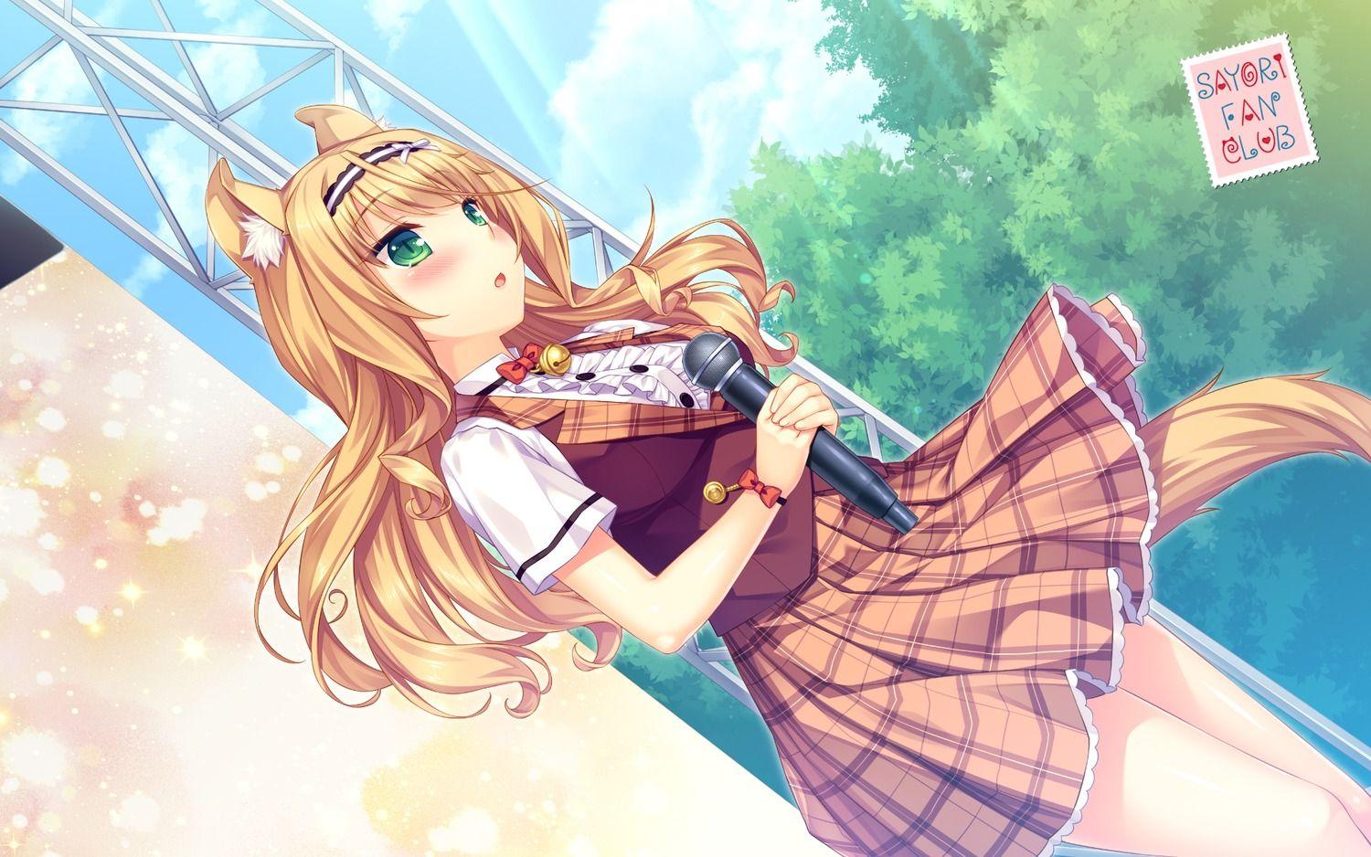 1500x938 neko works sayori nekopara maple (nekopara) animal ears