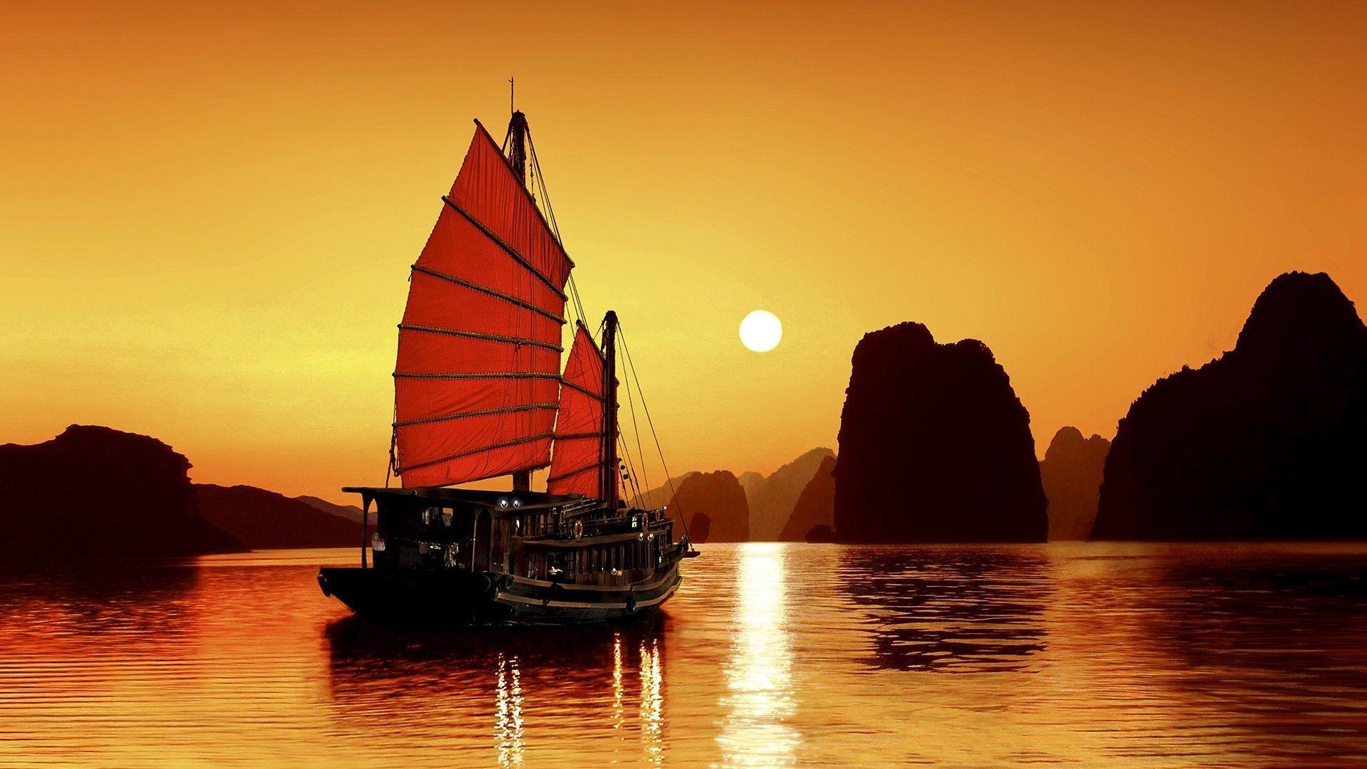 1920x1080 Halong Bay, High Definition, High Quality, Widescreen