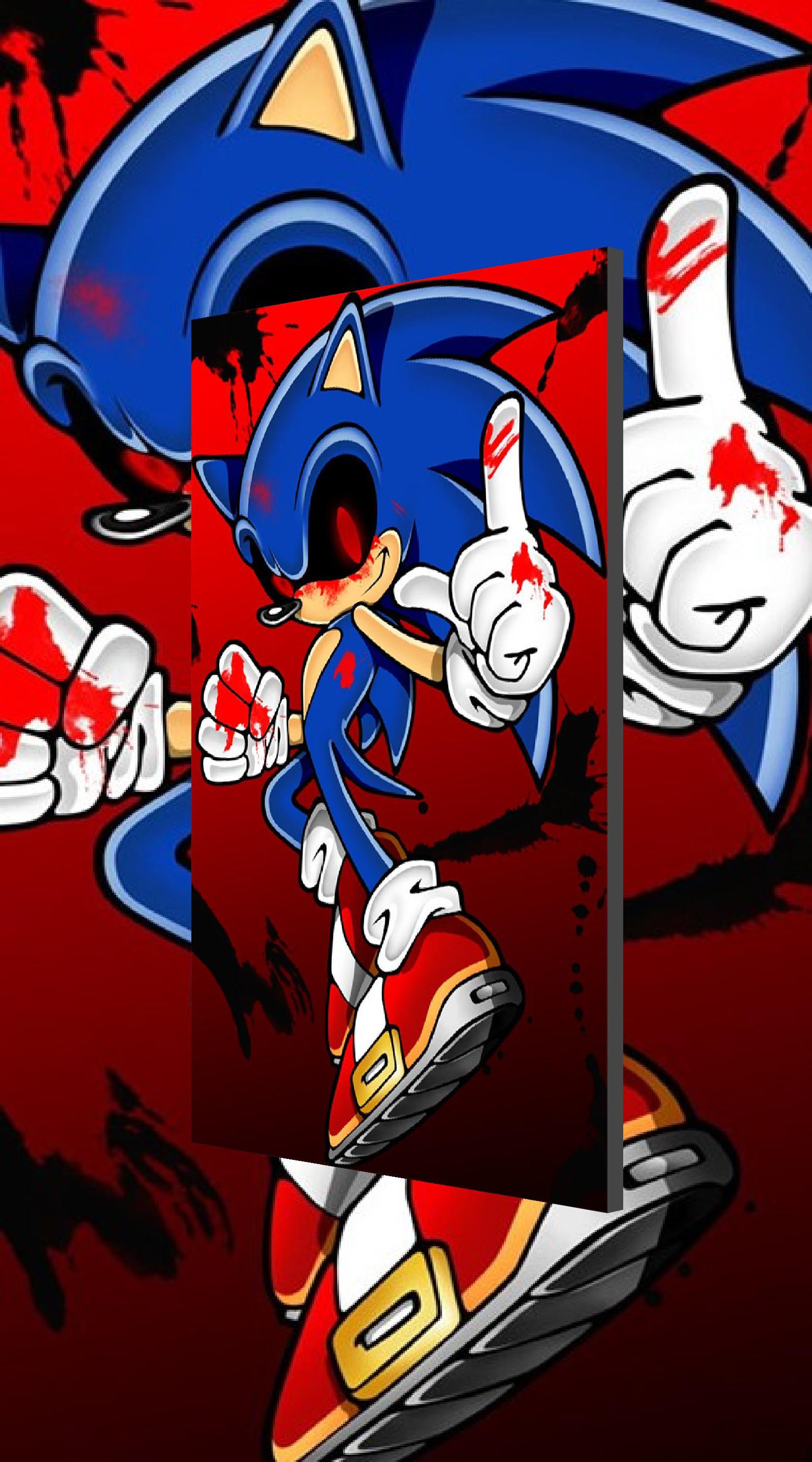 Download Chilling Stare of Sonic.EXE Wallpaper