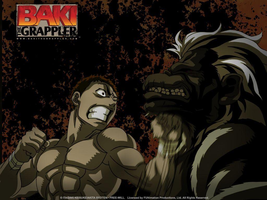 1024x768 Baki The Grappler Wallpaper