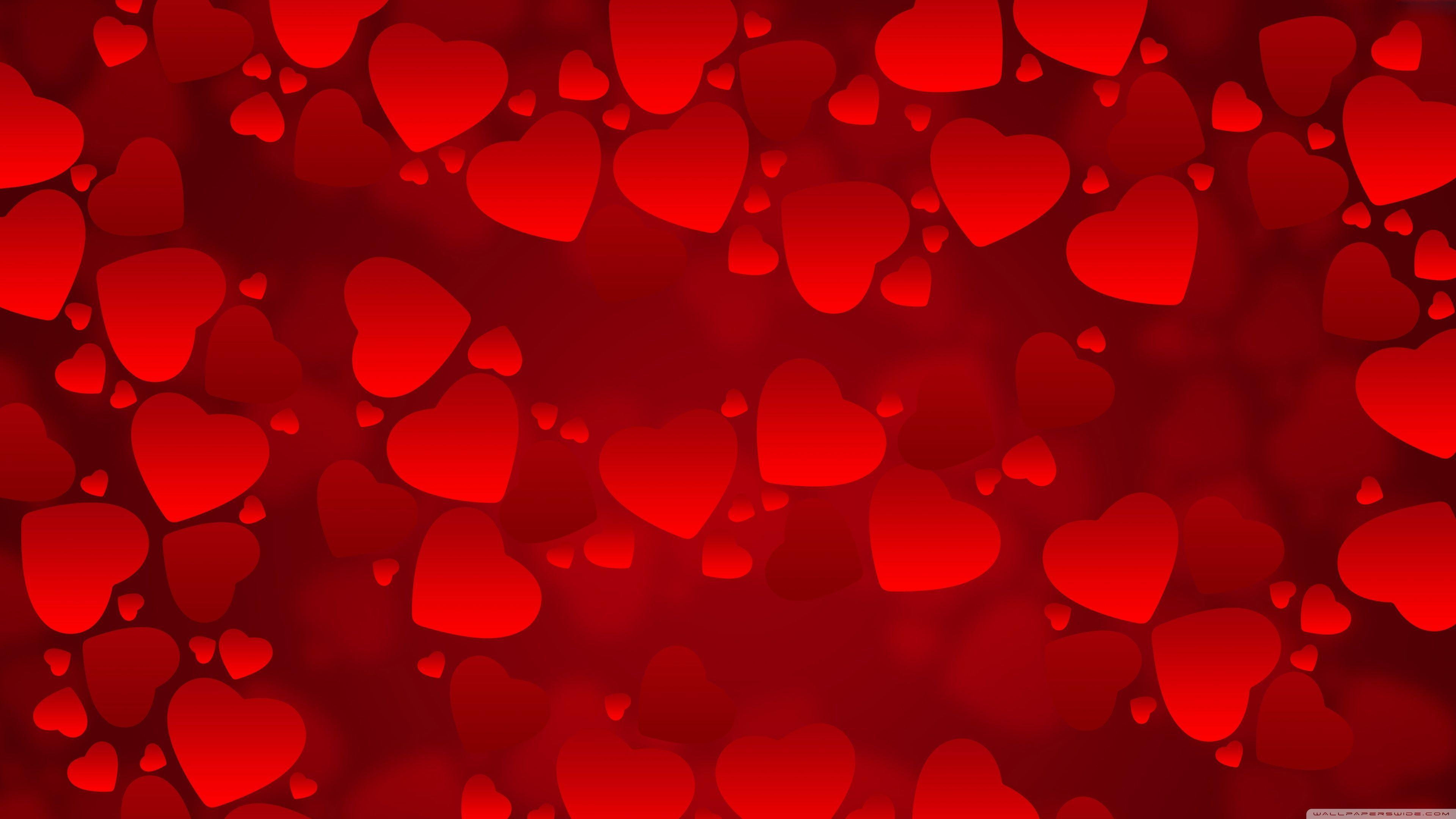 3840x2160 Ngày lễ tình nhân Red Hearts ❤ Hình nền máy tính để bàn 4K HD cho 4K Ultra HD