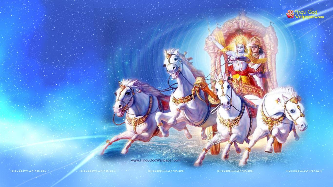 Buy Lord Shree Krishna with Arjun Mahabharat Mahabharat Poster Online at  Low Prices in India - Paytmmall.com