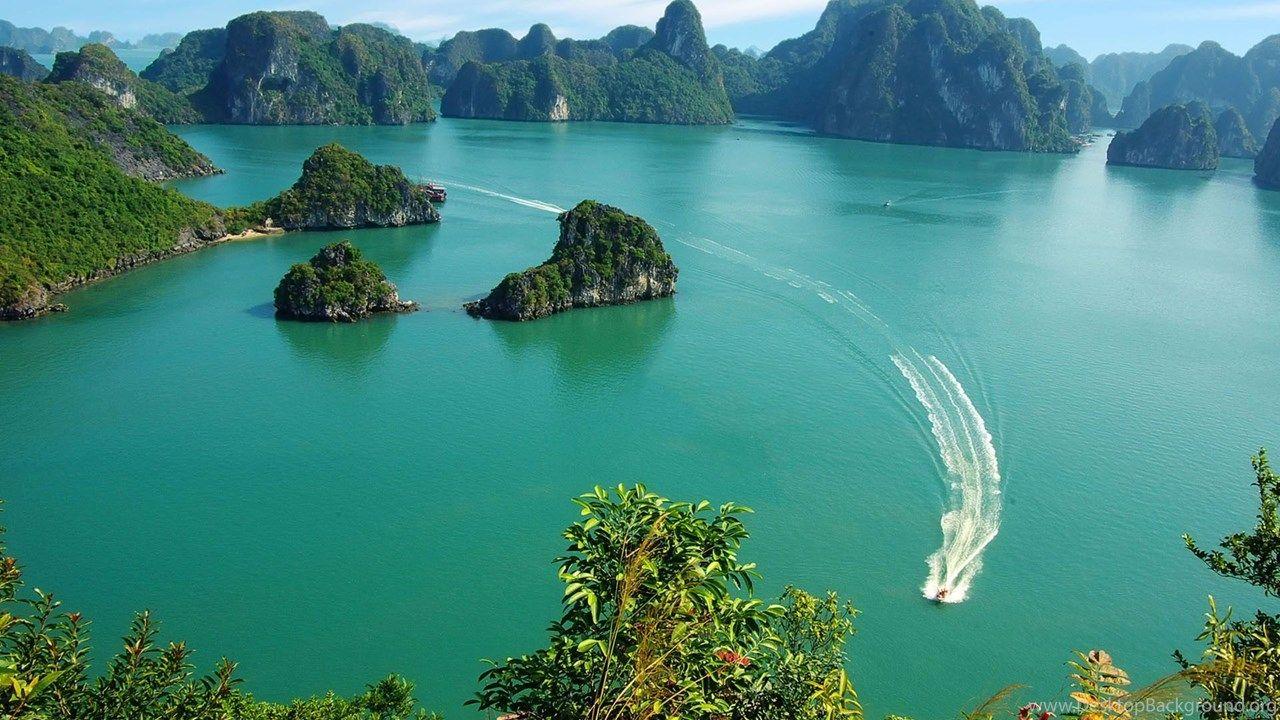1280x720 Ha Long Bay Vietnam Wallpaper Desktop Background