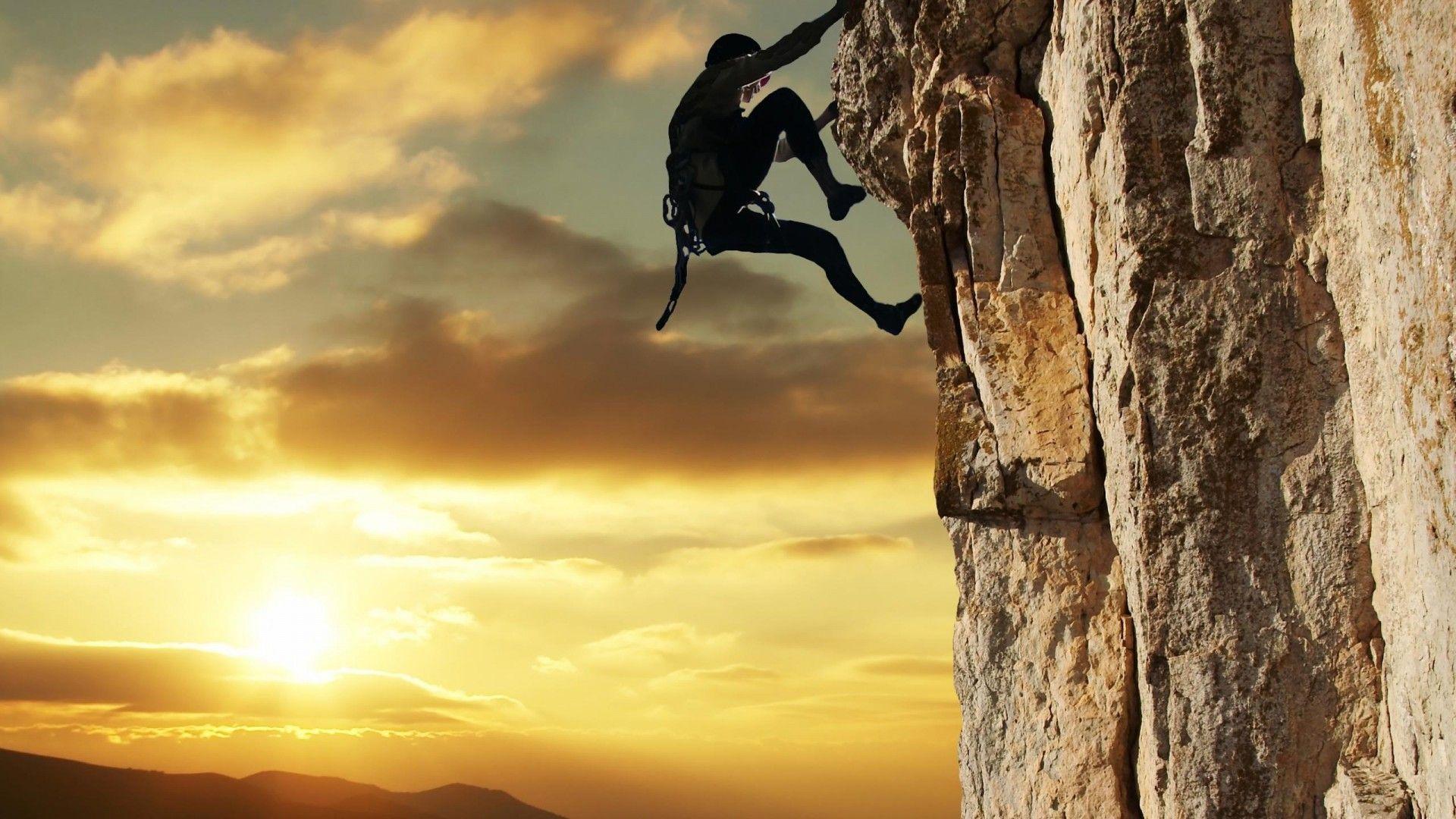 1920x1080 Mountain Climbing Background Image Hd Wallpaper Wide Free