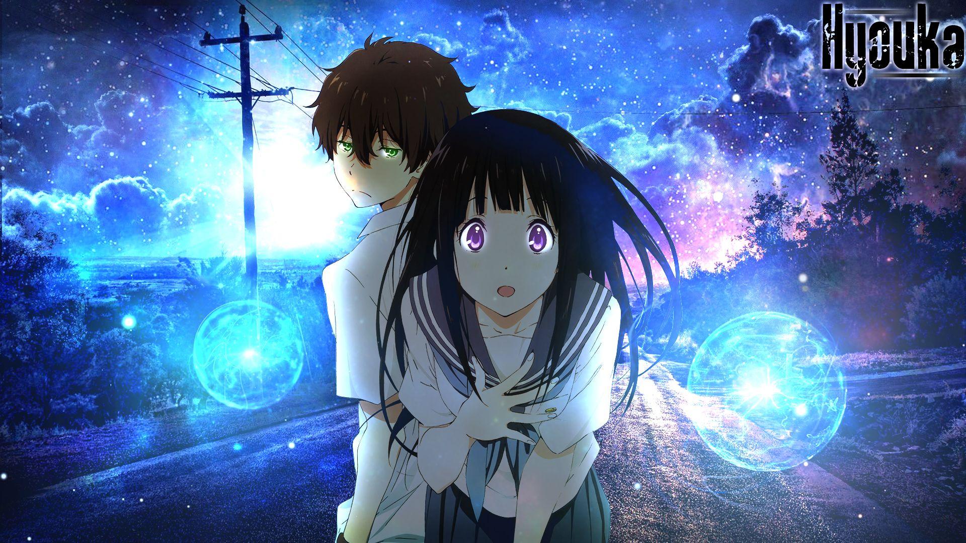 HD wallpaper Hyouka couple  Wallpaper Flare