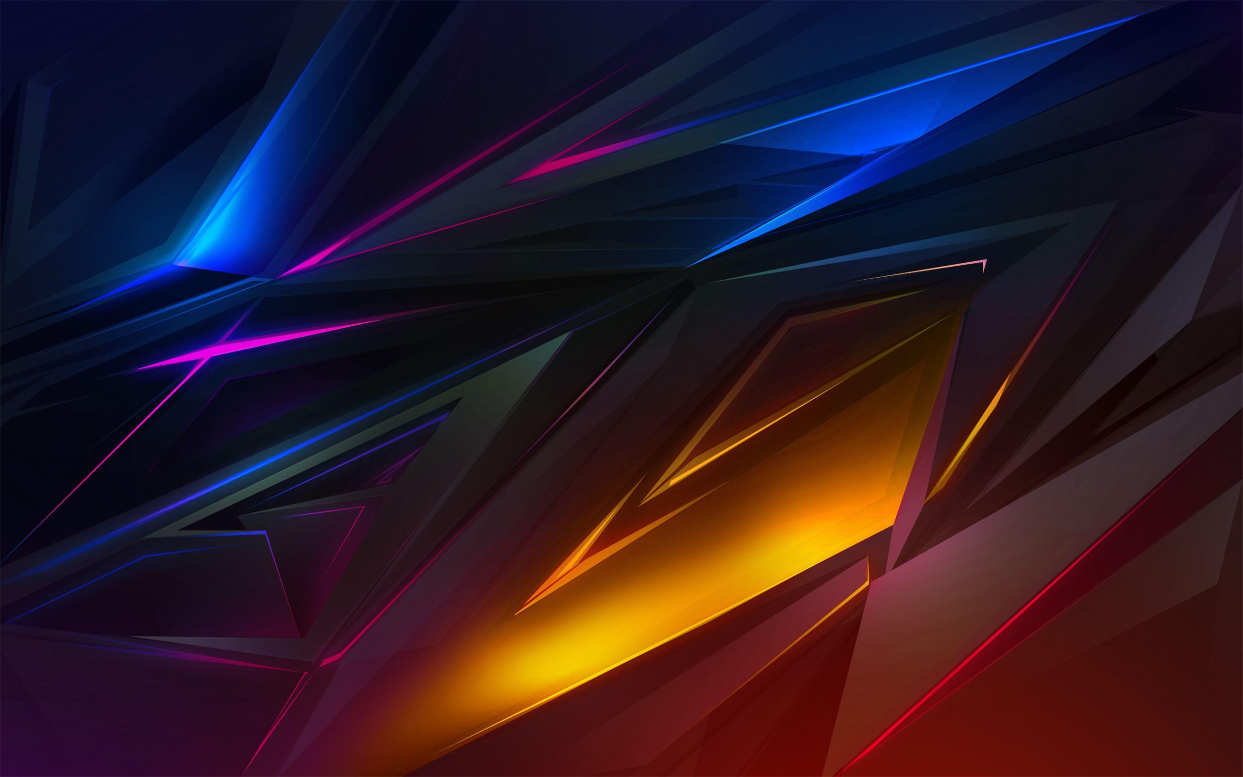 2560x1600 Polygonal Proximity Wallpaper
