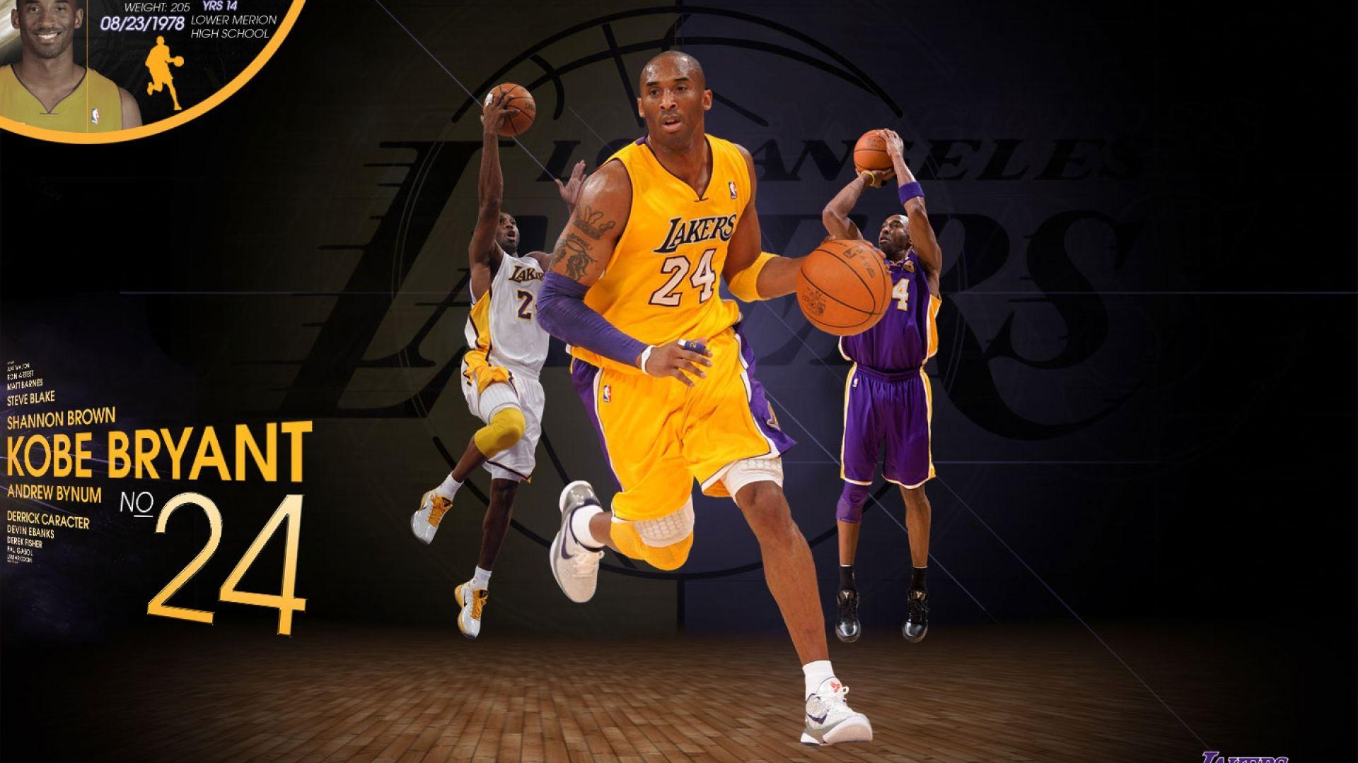 1920x1080 Kobe Bryant Lakers 2012 hình nền