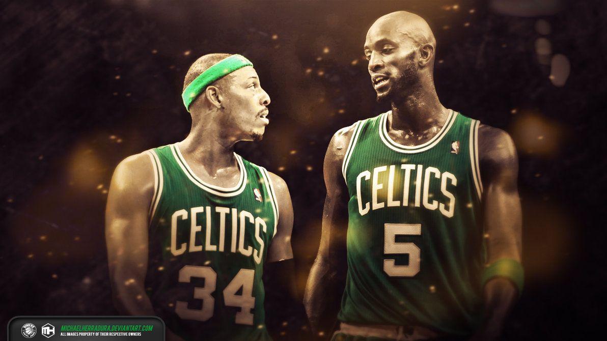 1192x670 Paul Pierce, Kevin Garnett boston celtics wallpaper