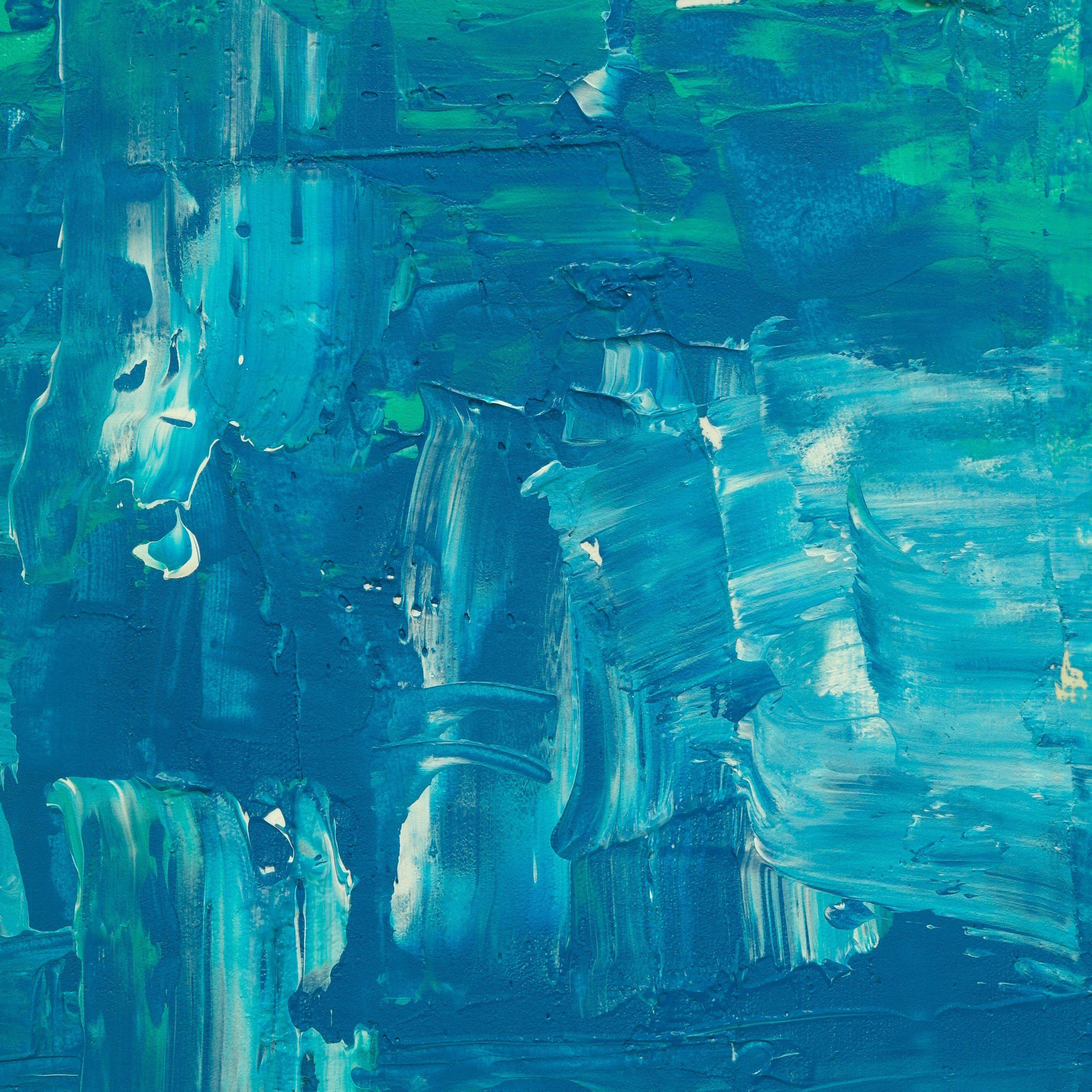 3415x3415 Download wallpaper 3415x3415 paint, canvas, strokes, texture
