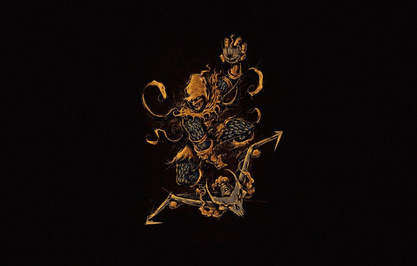 1332x850 Wallpaper Minimalism, Style, Background, Art, Style, Goblin