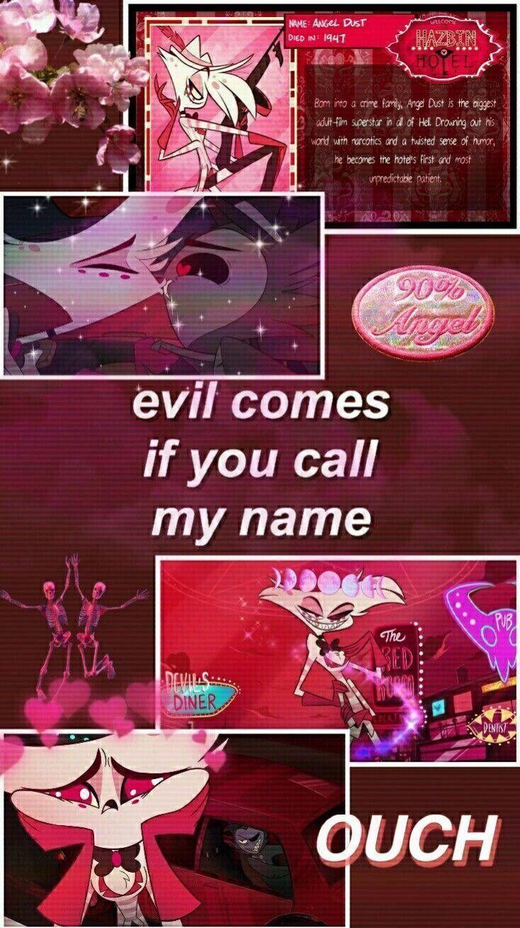 734x1309 Anime Aesthetic Pastel Goth Wallpaper. Hazbin