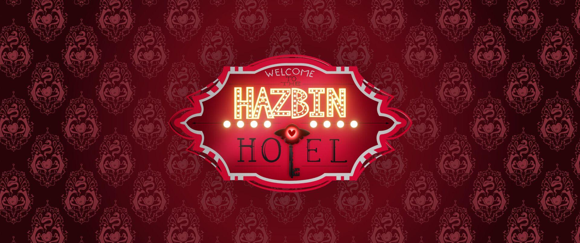 1920x804 Hazbin Hotel 3D Logo Recreation, Joey Falanga