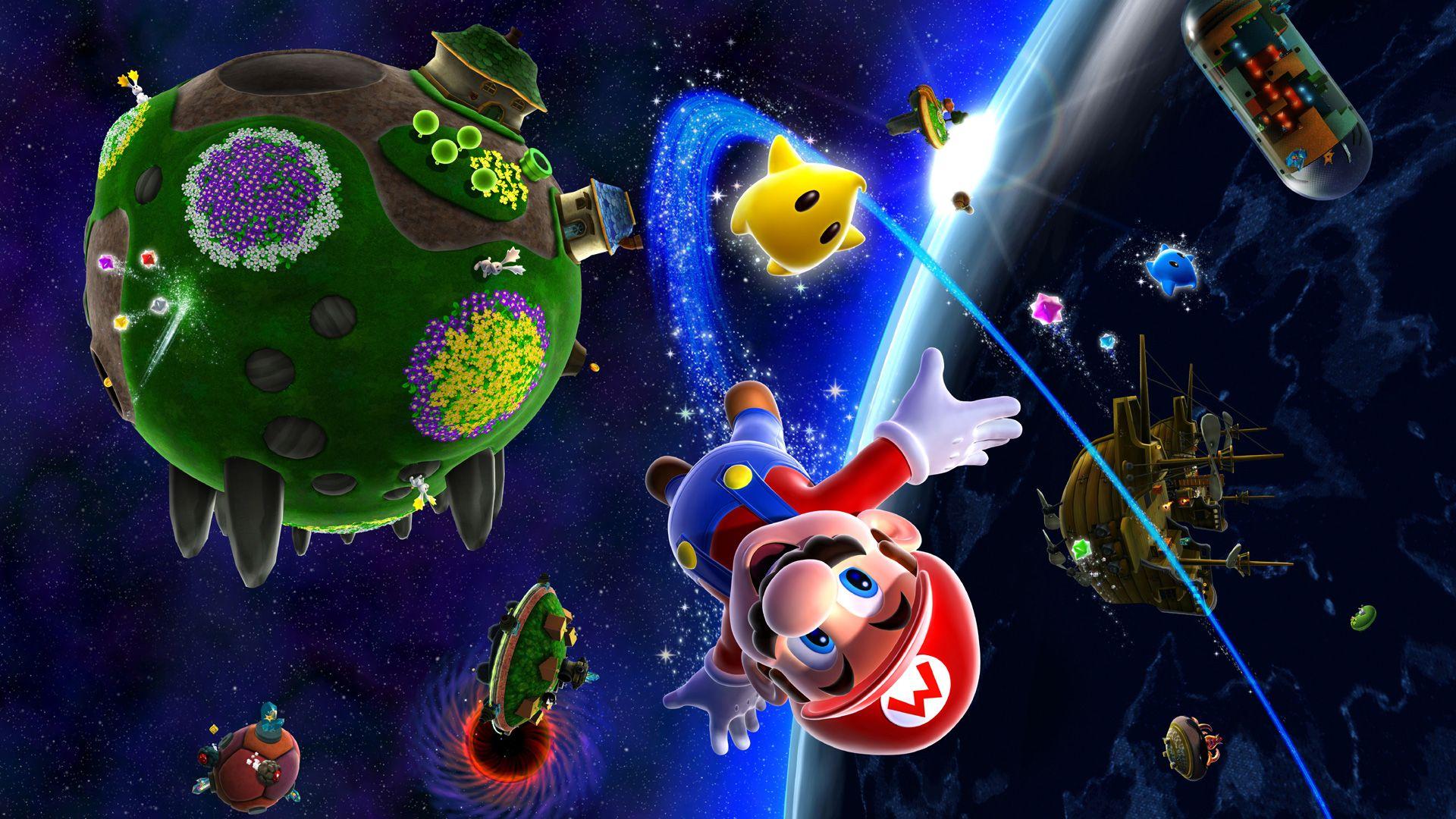 Featured image of post Super Mario Galaxy Background