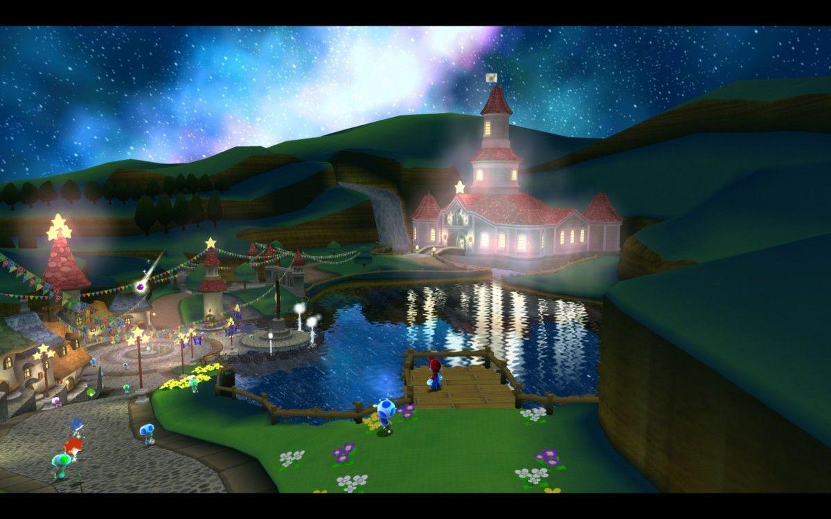 1200x750 Download 1200xo Super mario galaxy mushroom kingdom Wallpaper