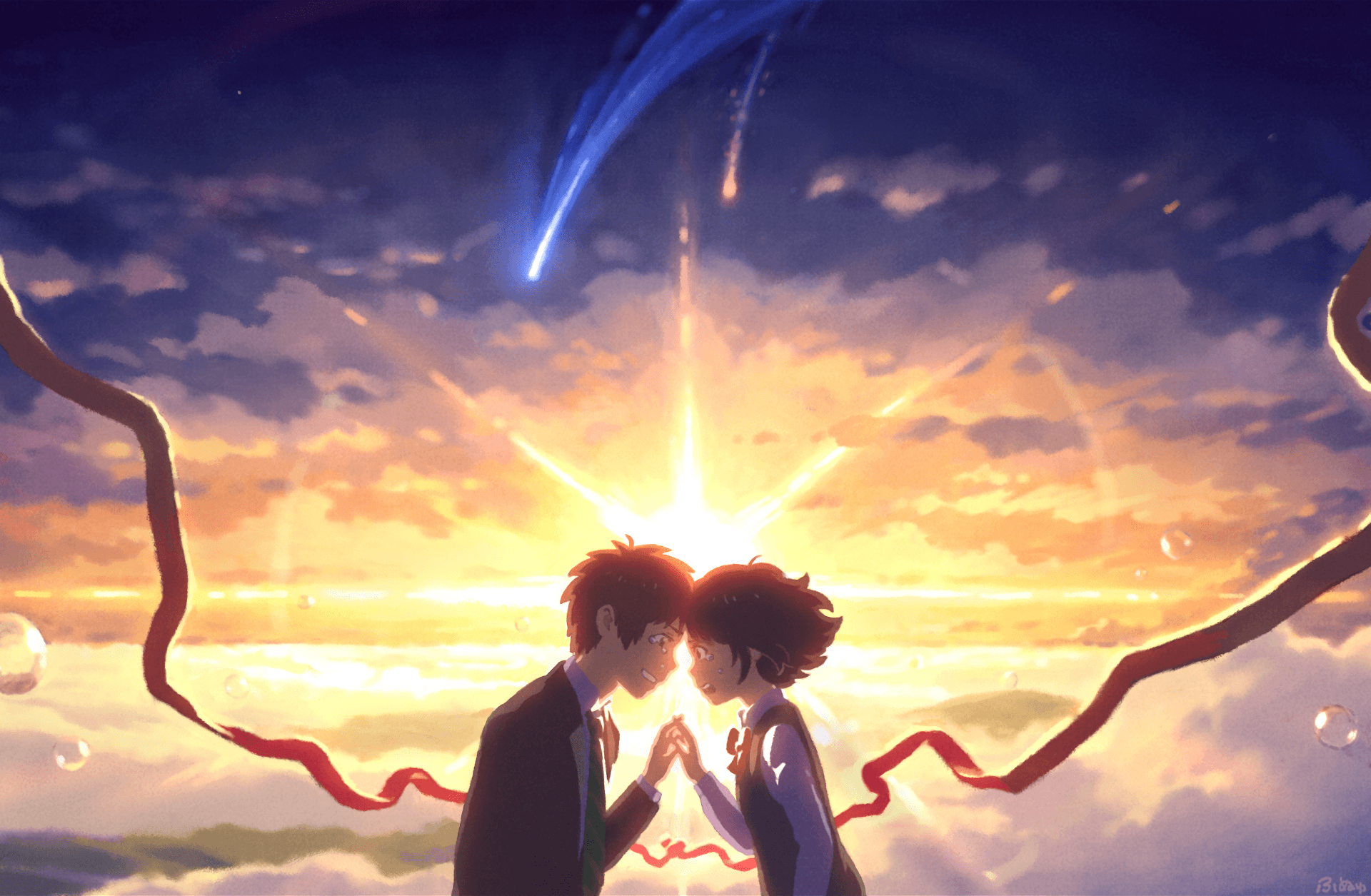 Tổng hợp 48 ảnh về ảnh anime phong cảnh your name - iedunet.edu.vn