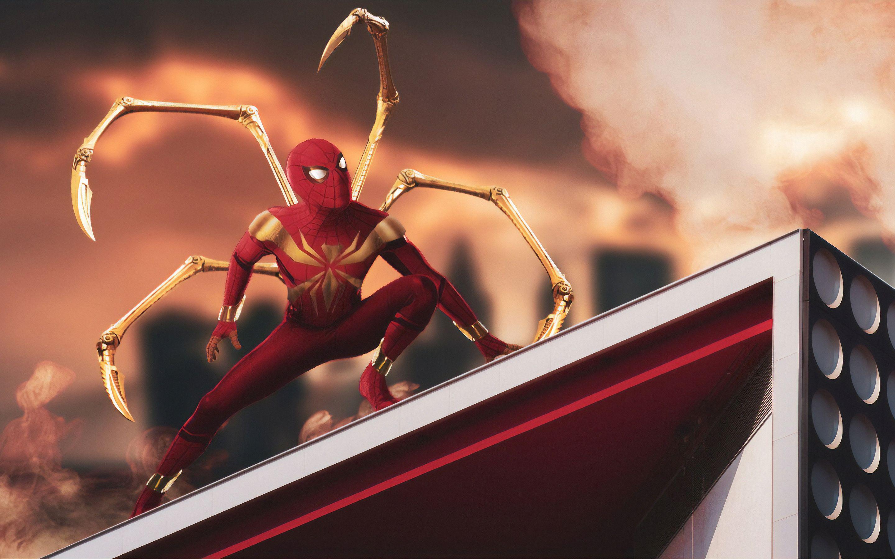 2880x1800 Iron Spiderman Art 4k Macbook Pro Retina HD 4k