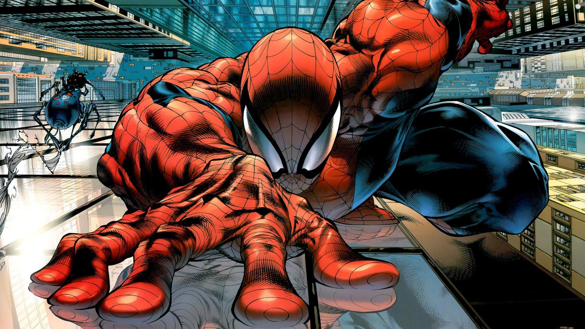 1920x1080 Spider Man, Comic Art, Comics, Superhero, Marvel Comics