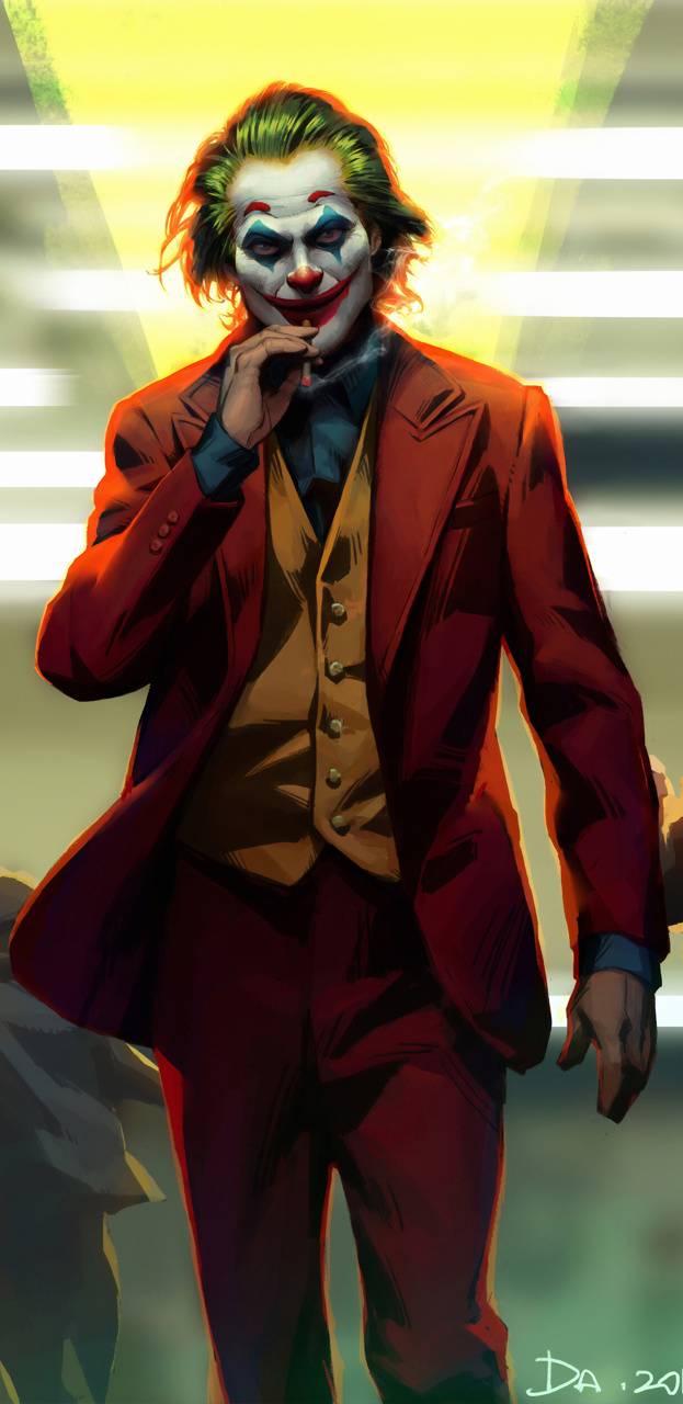 623x1280 Joker 2019 Smoking HD Android Wallpaper
