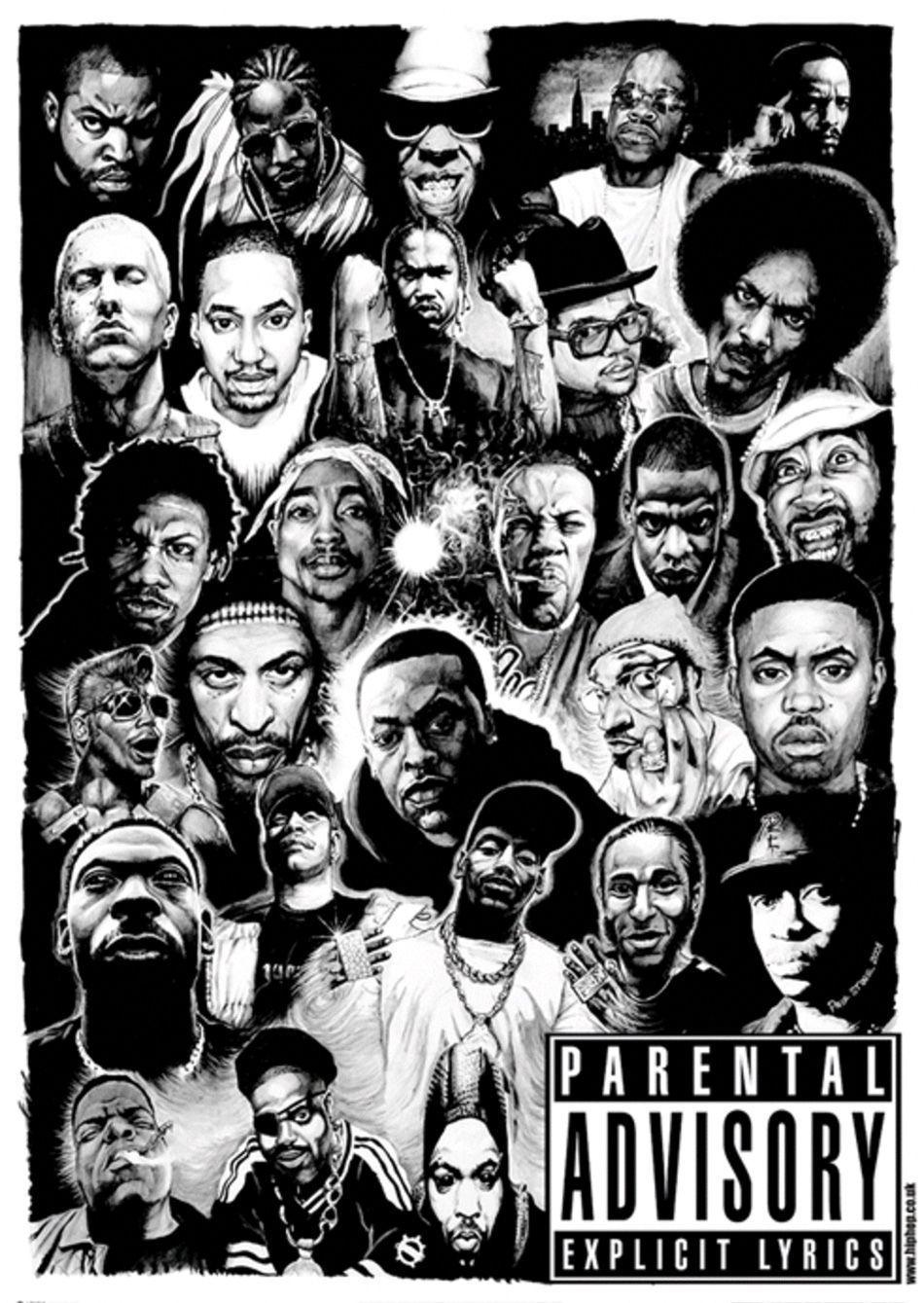 950x1339 Top Rappers Wallpaper