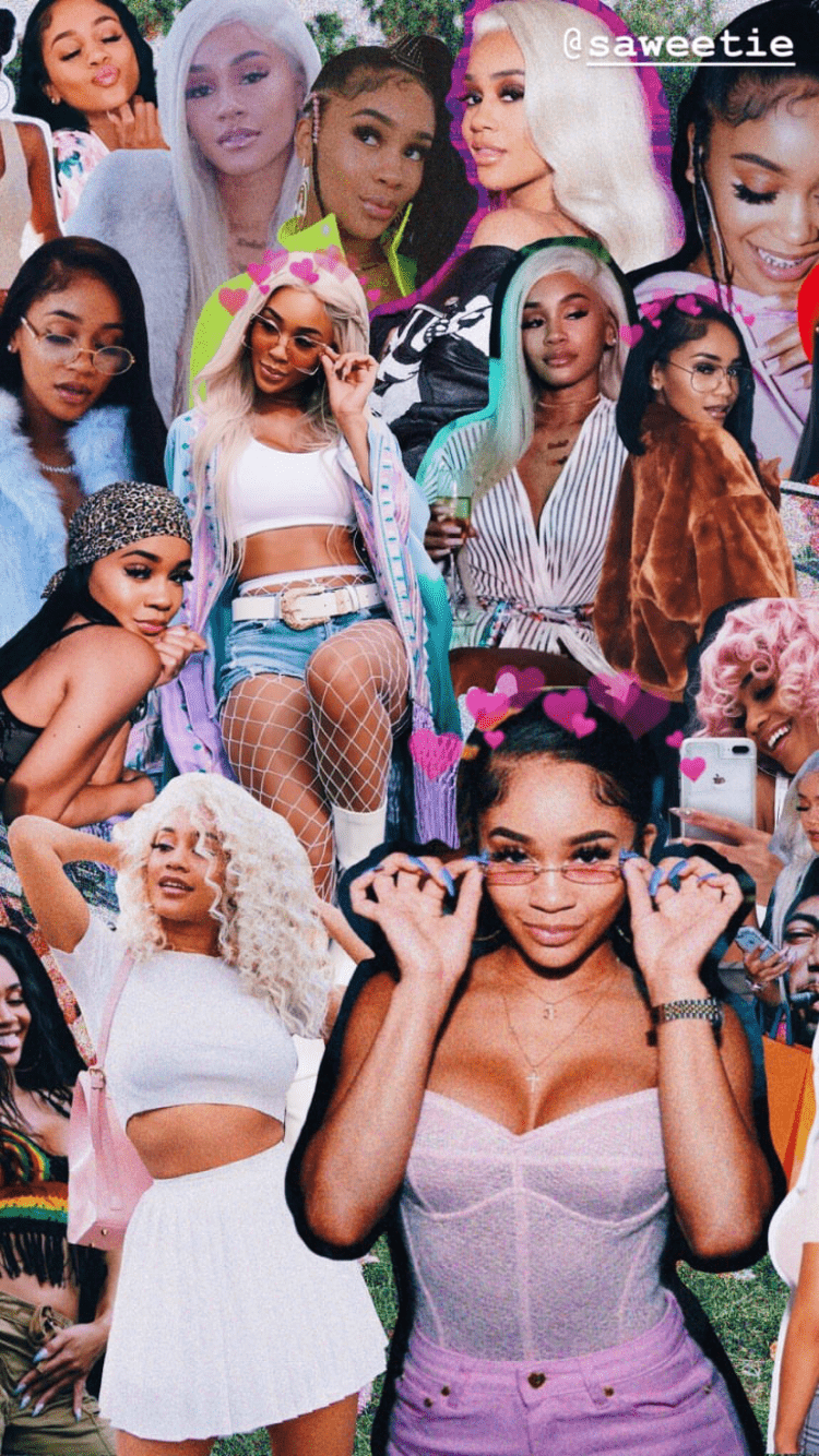 750x1334 Saweetie Wallpaper