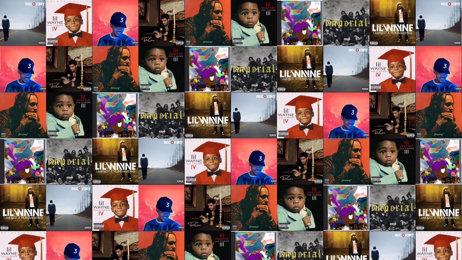 1536x864 Eminem Recovery Lil Wayne Carter 4 Chance Rapper Wallpaper